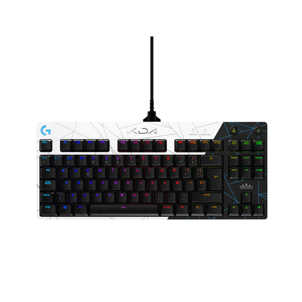 Teclado mecânico Logitech G PRO K/DA | MgM IMP