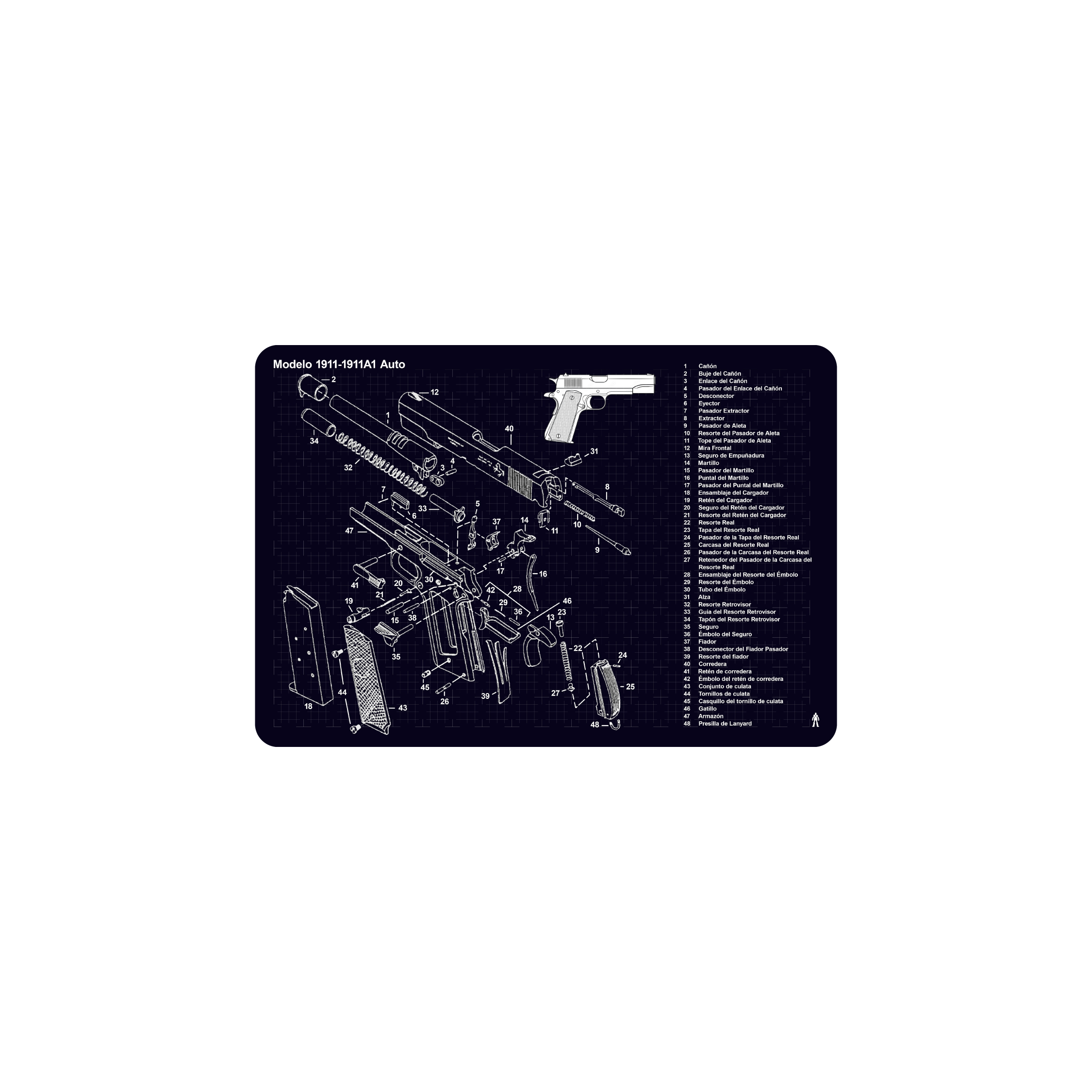 Mousepad 1911 42x29 Classic | PERSONALIZADO