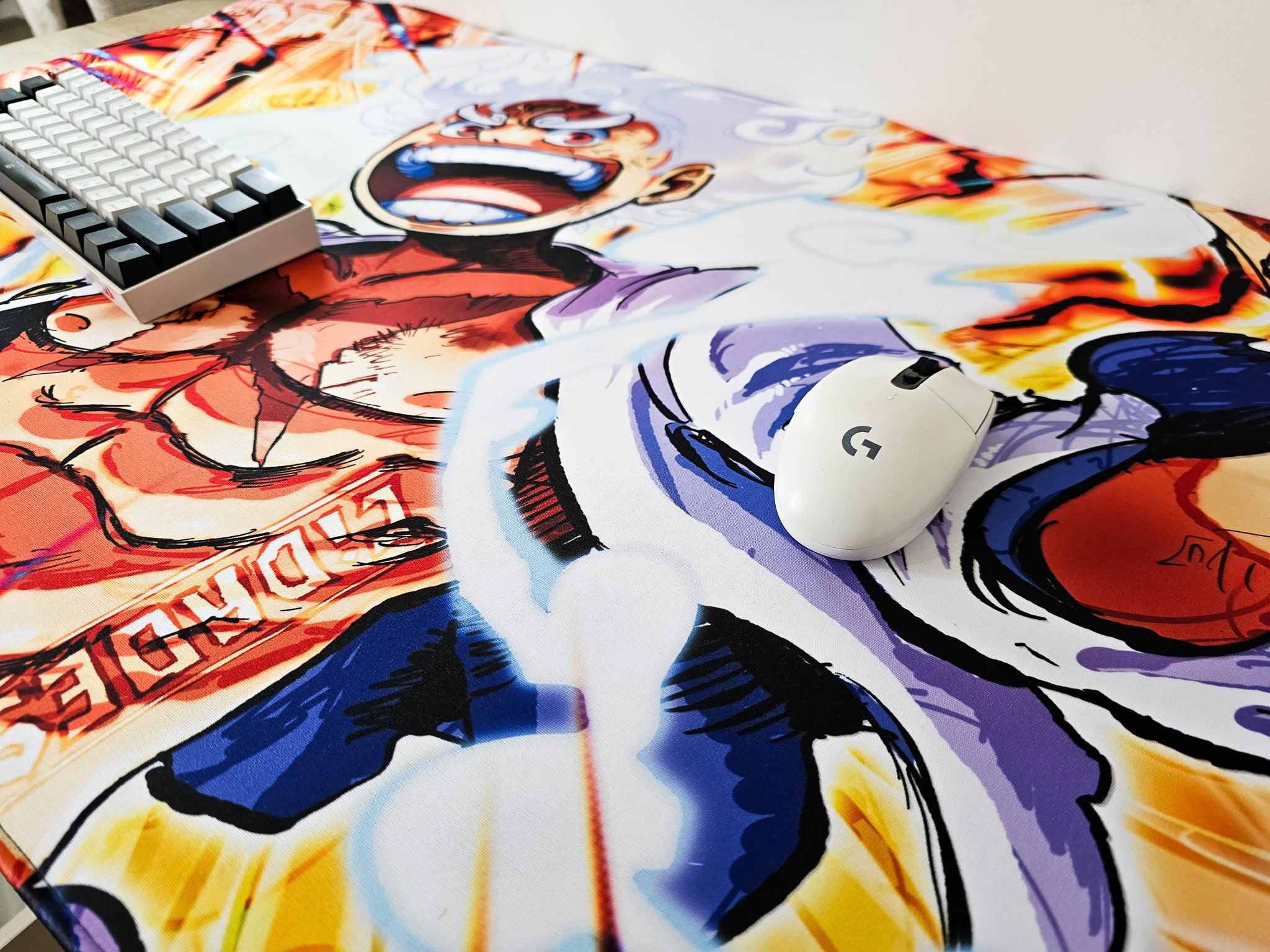Mousepad Luffy Gear 5 | MGMGAMERS