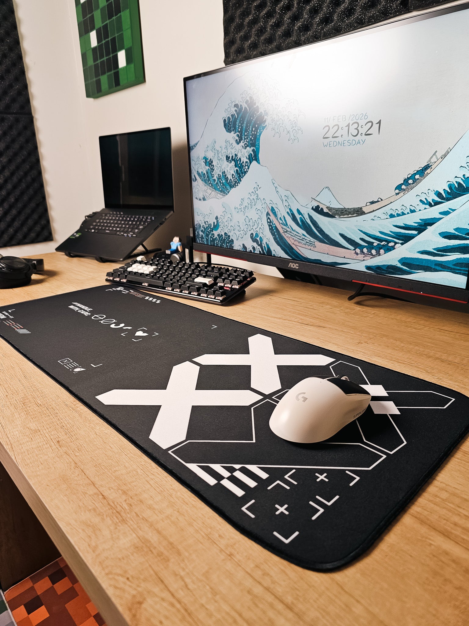 Mousepad X White | MGMGAMERS