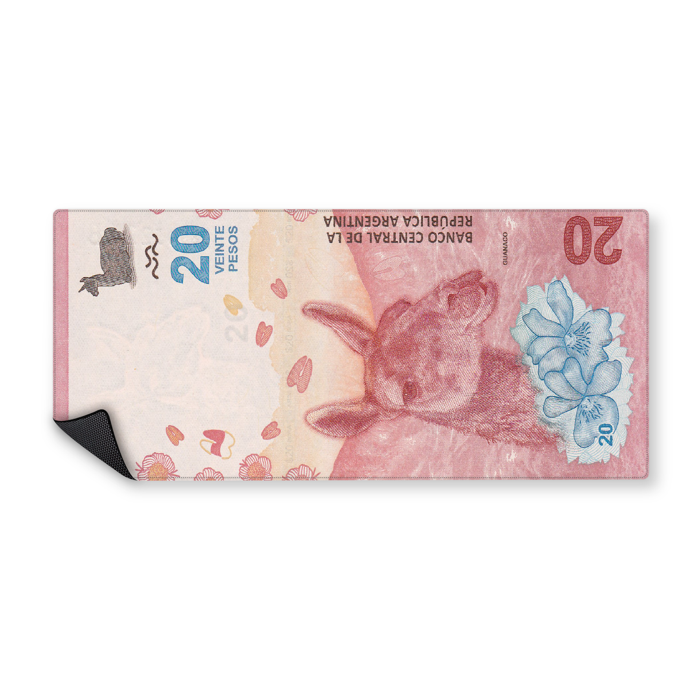 Mousepad 20 Pesos Guanaco | MGMGAMERS
