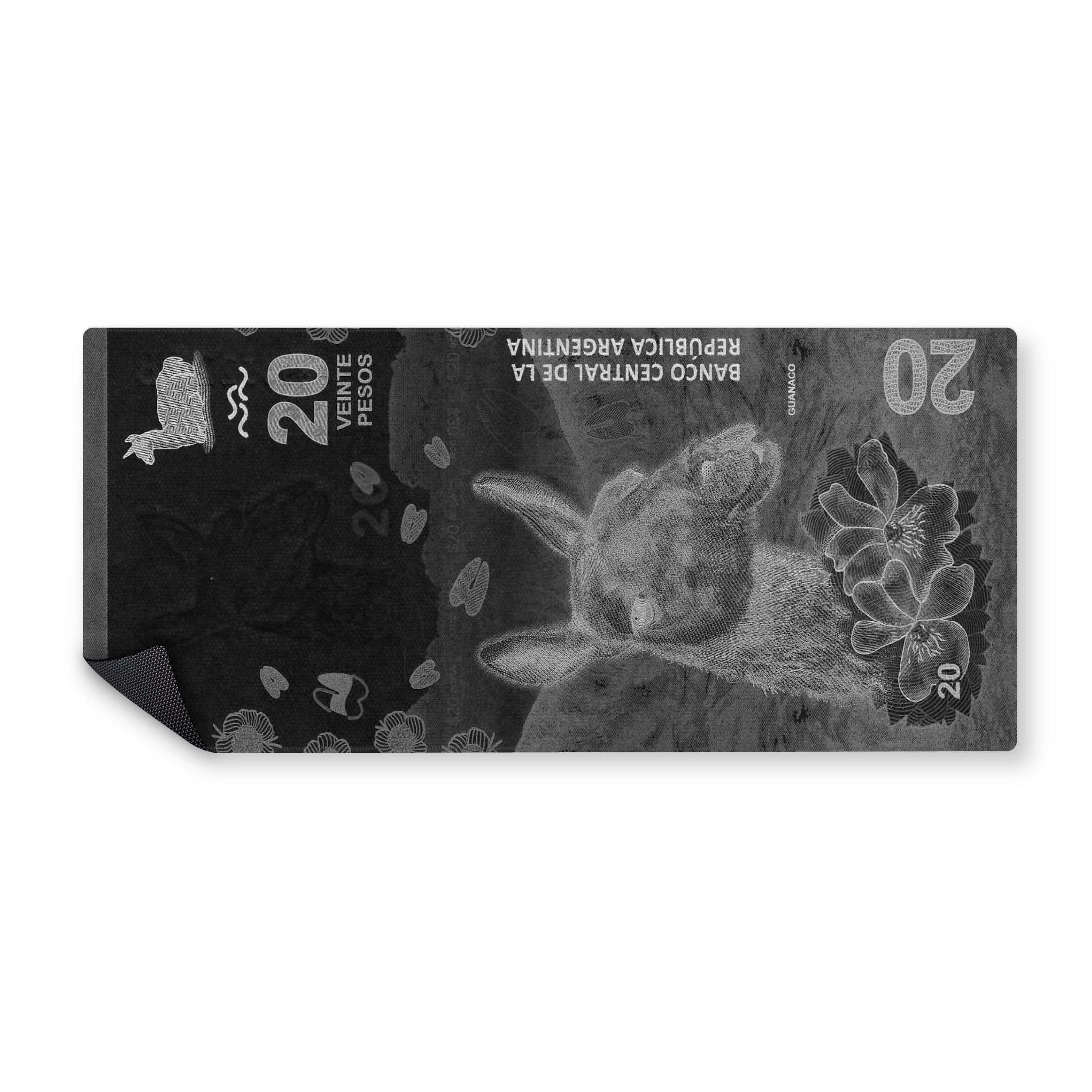 Mousepad 20 Pesos Guanaco | MGMGAMERS