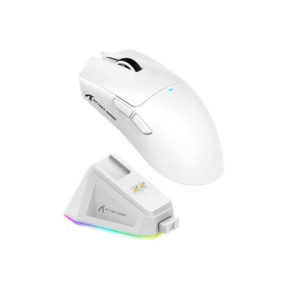 Mouse Attack Shark X11, sem fio, USB-C, Bluetooth, base RGB, 22000 DPI | MgM IMP
