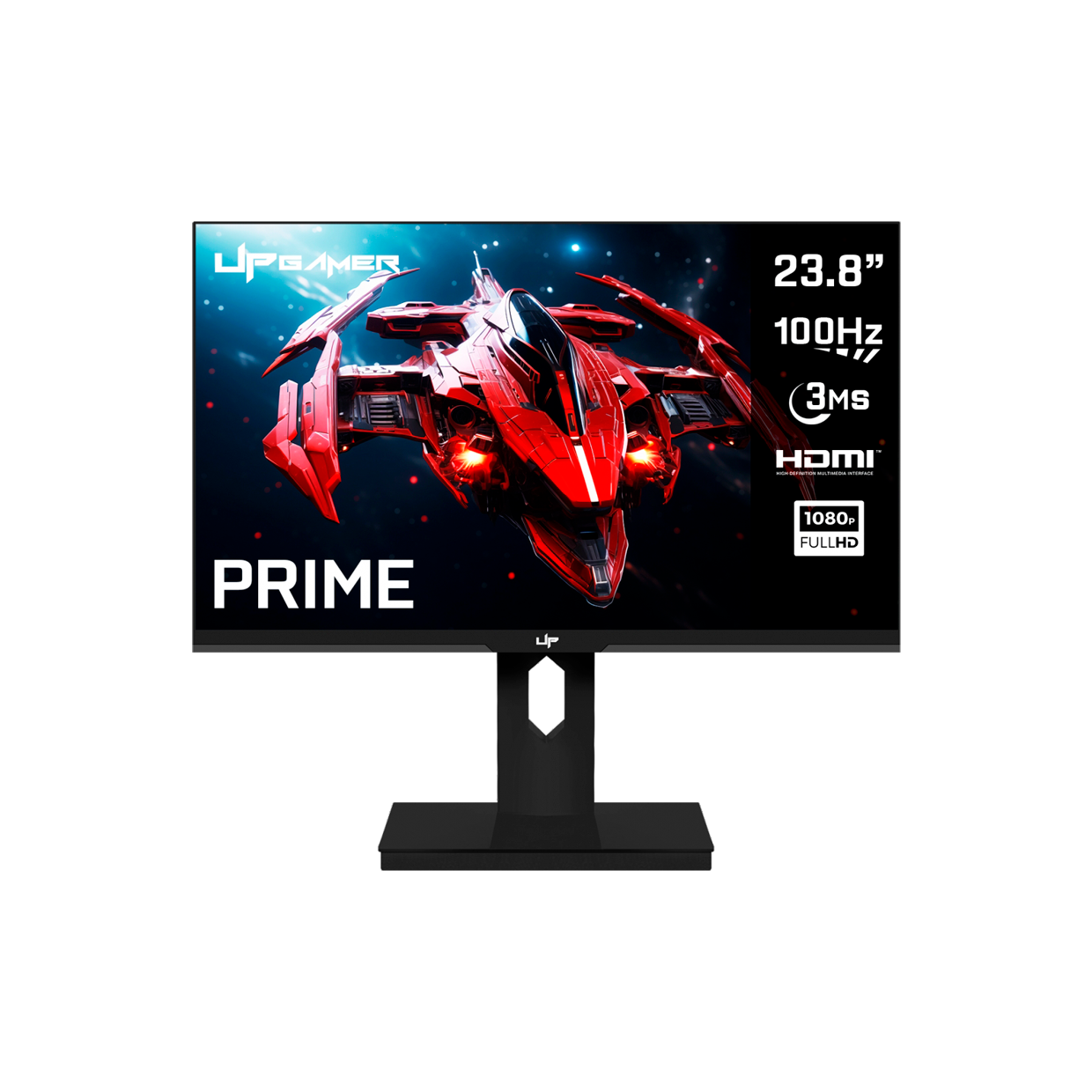 Monitor Up Gamer Prime, 23.8", Full HD, 100HZ, 3MS, HDMI, VGA, PM23VA100BK | MgM IMP