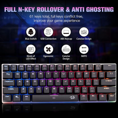 Teclado Redragon Alien K605 RGB USB| MgM IMP