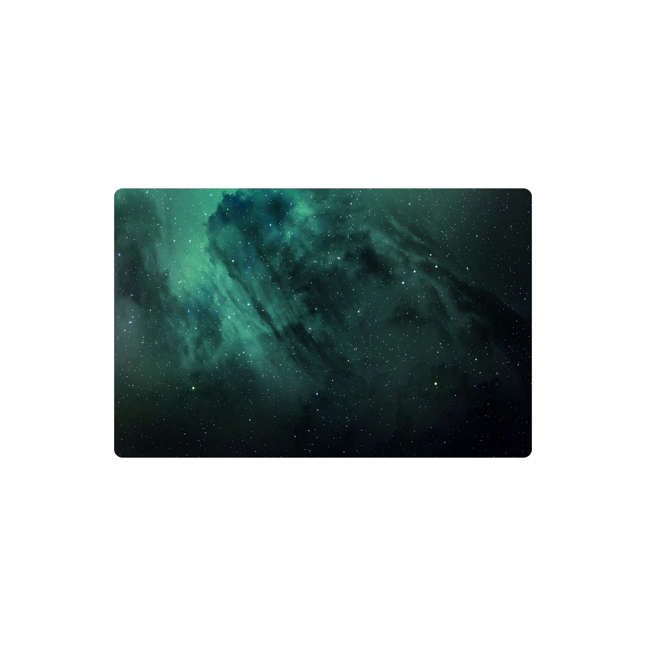 Mousepad Aurora verde 70x45 Classic | PERSONALIZADO