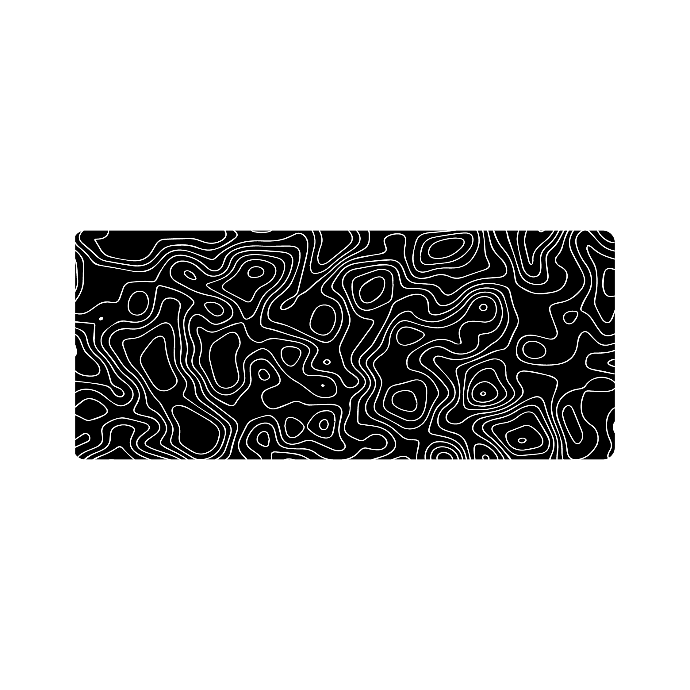 Mousepad Blanco y negro 72x30 Classic | PERSONALIZADO