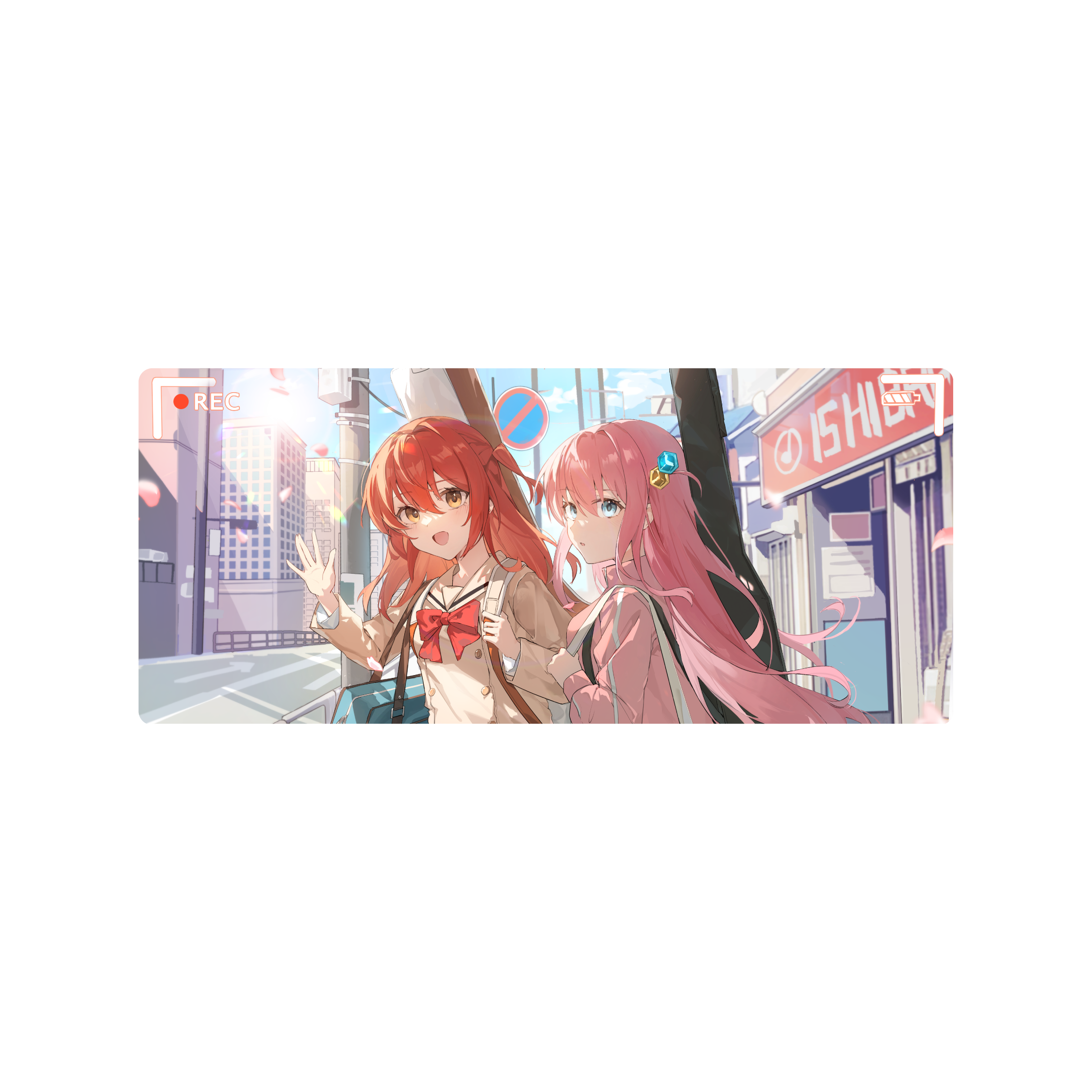 Mousepad Bocchi y Kita 70x30 Classic | PERSONALIZADO