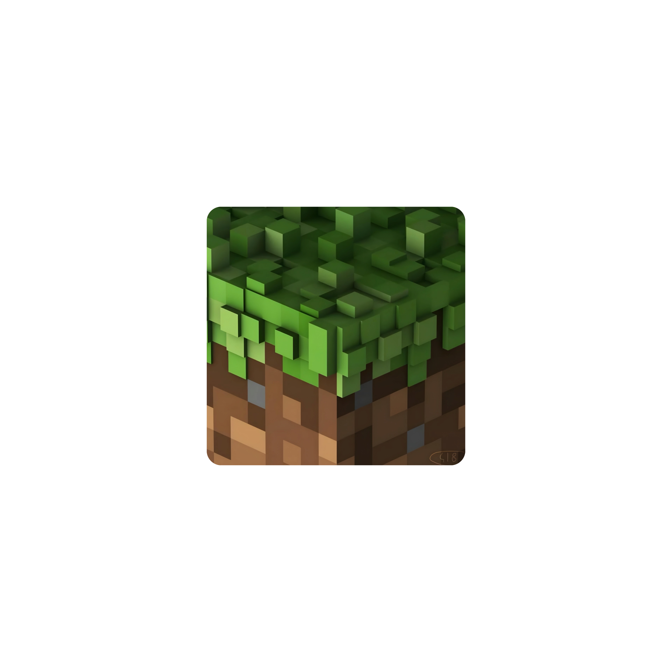 Mousepad C418 Album 25x25 PRO | PERSONALIZADO