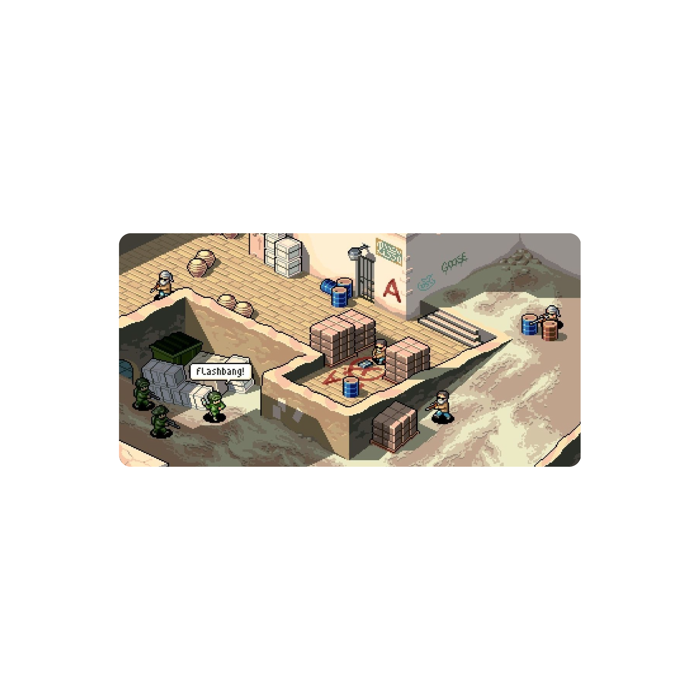 Mousepad CSGO 8Bits 80x40 Classic | PERSONALIZADO