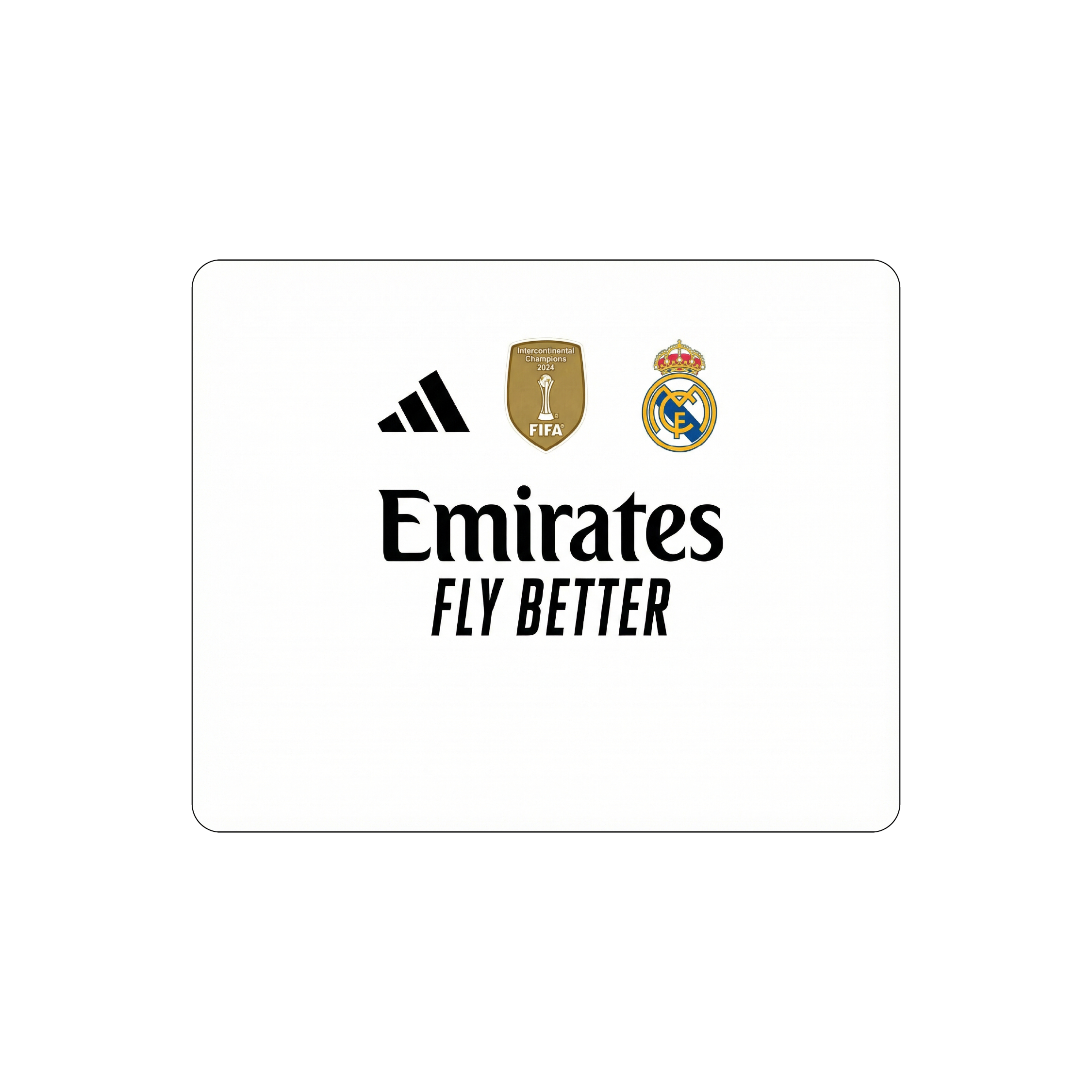 Mousepad Camiseta Real Madrid 2025 | MGMGAMERS