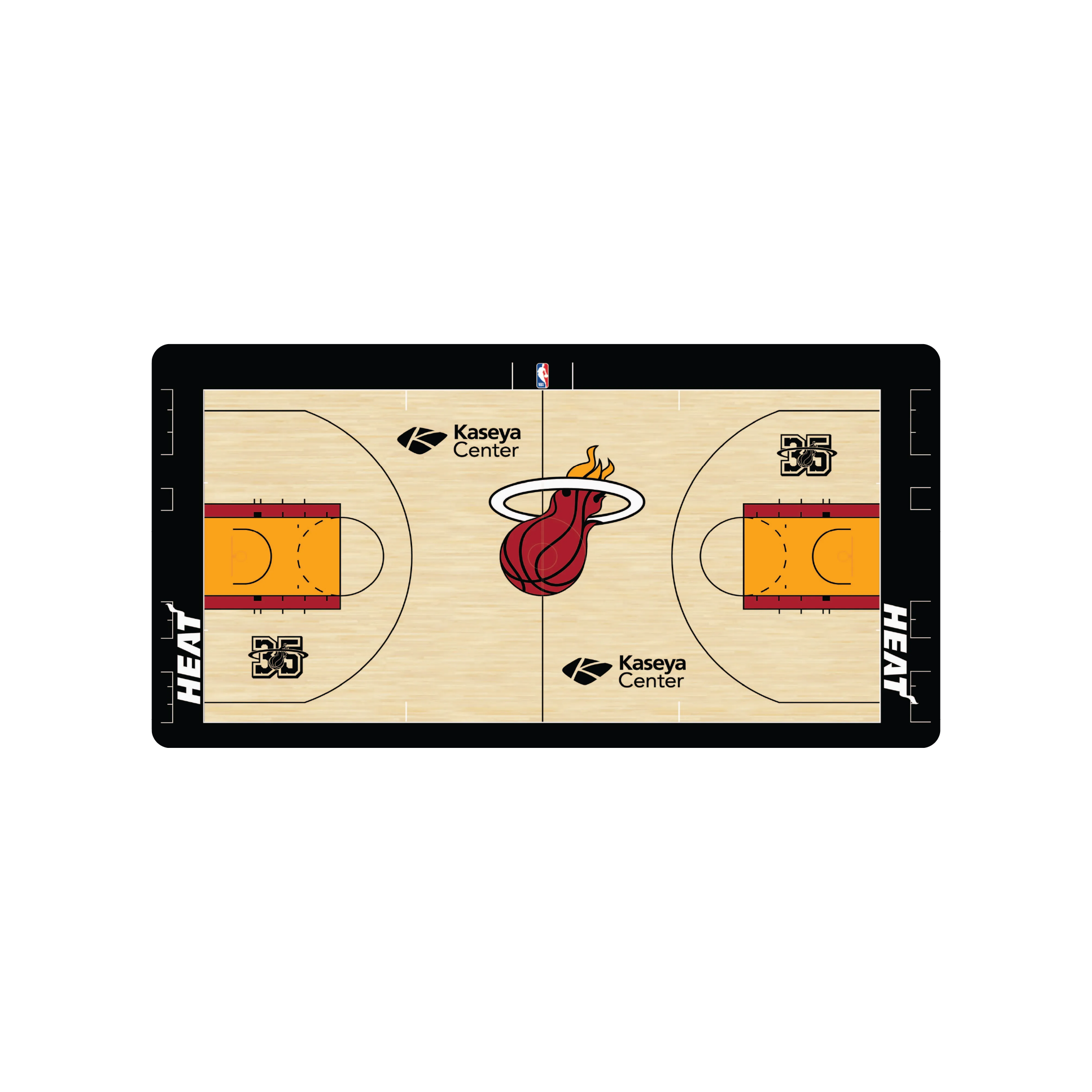 Mousepad Cancha Miami Heats 80x40 | MGMGAMERS