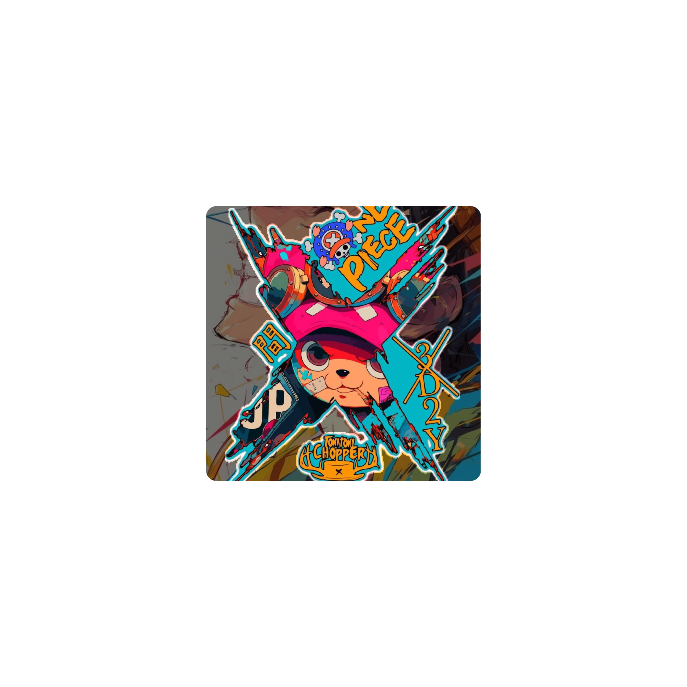 Mousepad Chopper de One Piece 25x25 Classic | PERSONALIZADO