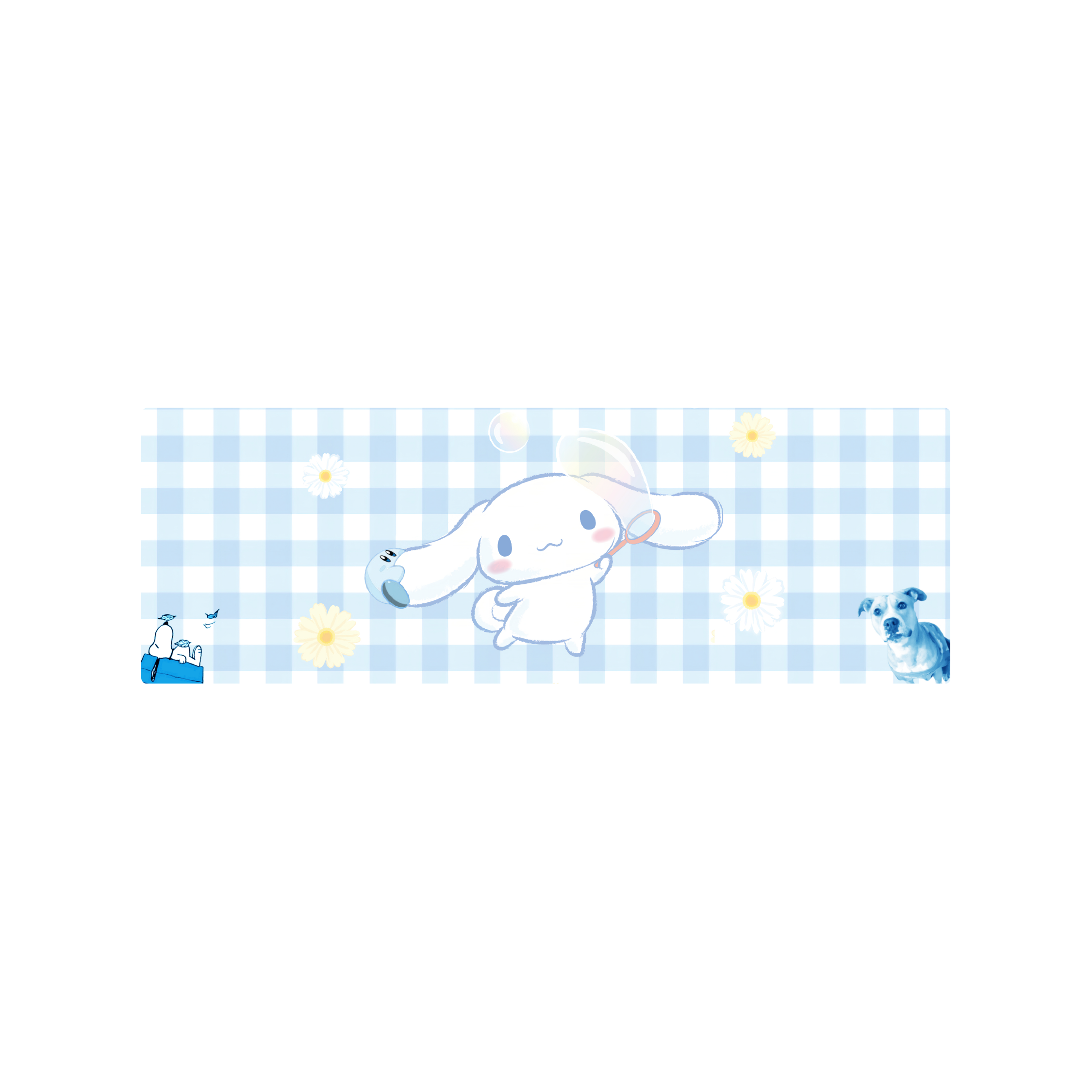 Mousepad Cinnamonroll x Kirby 90x30 PRO | PERSONALIZADO