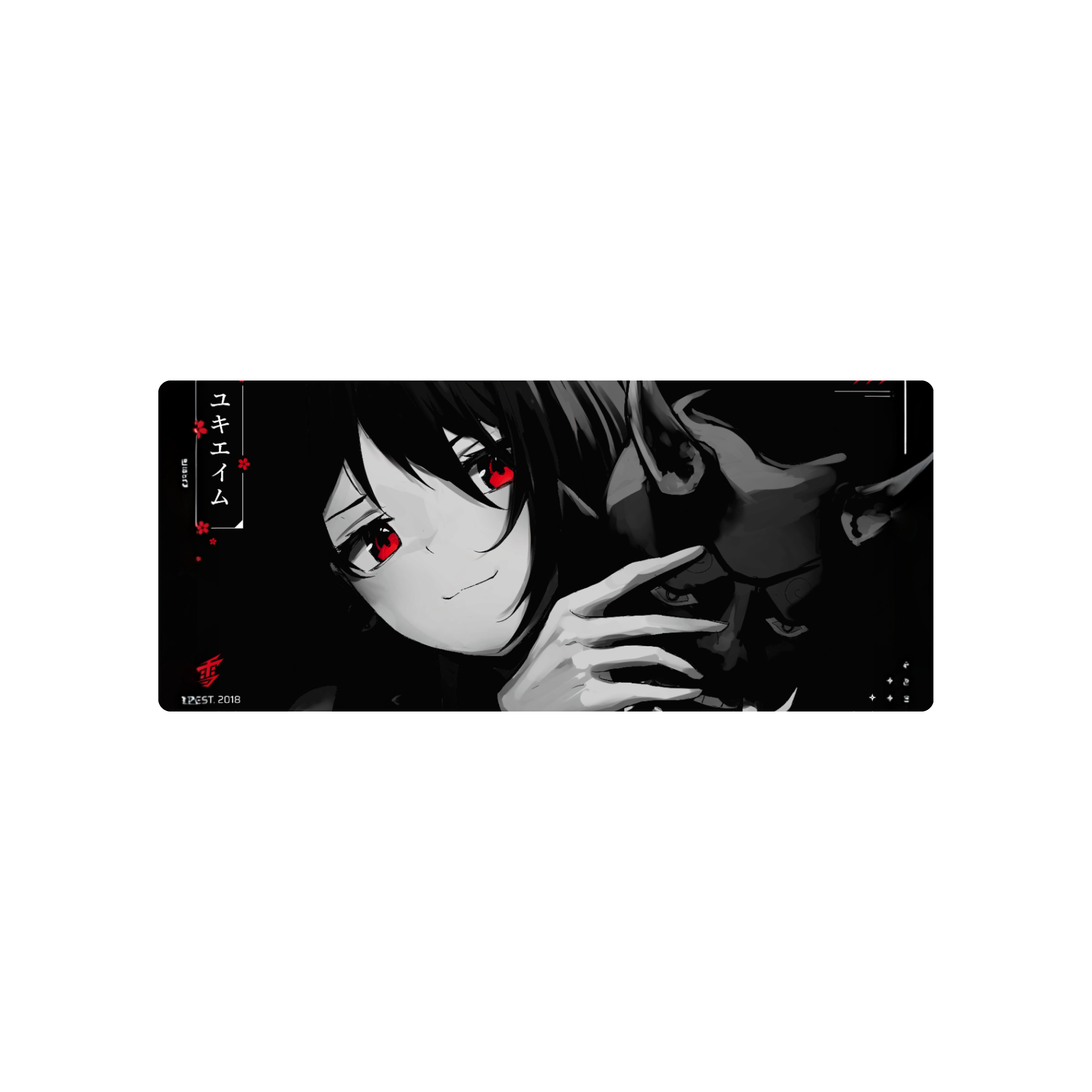 Mousepad Crimson gaze 88x37 PRO | PERSONALIZADO