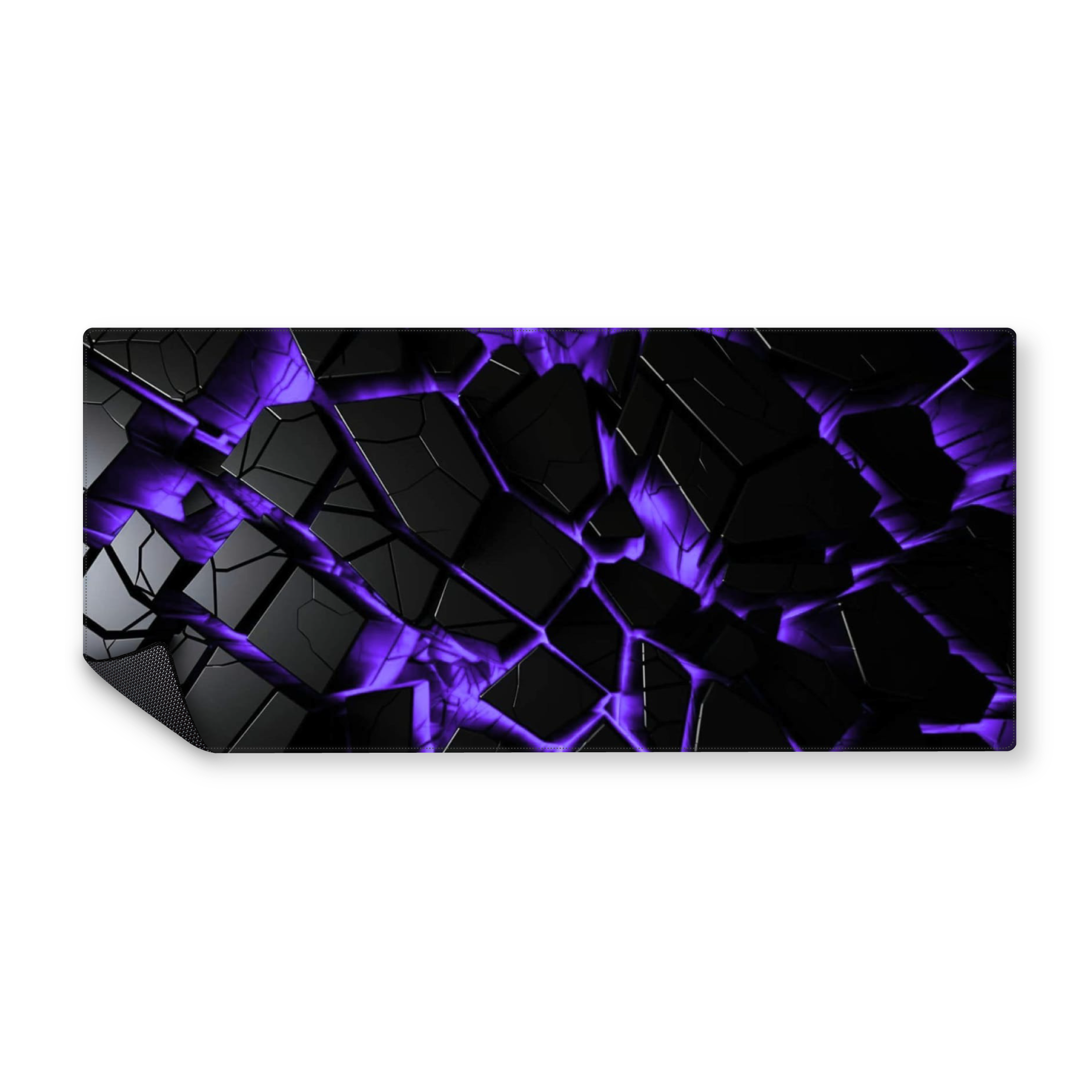 Mousepad Cubos morados 90x40 PRO | PERSONALIZADO