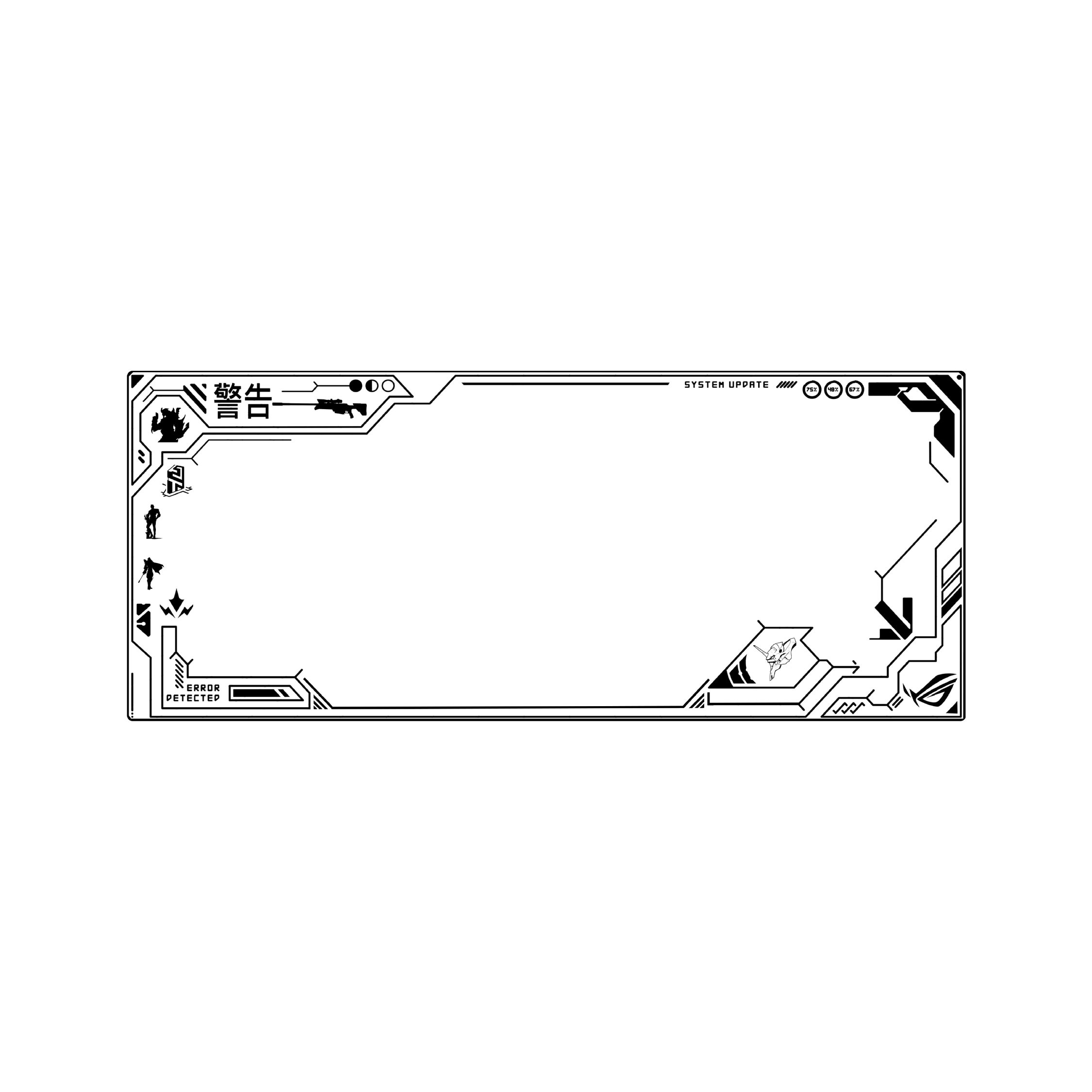 Mousepad Custom Asus 115x50 Classic | PERSONALIZADO