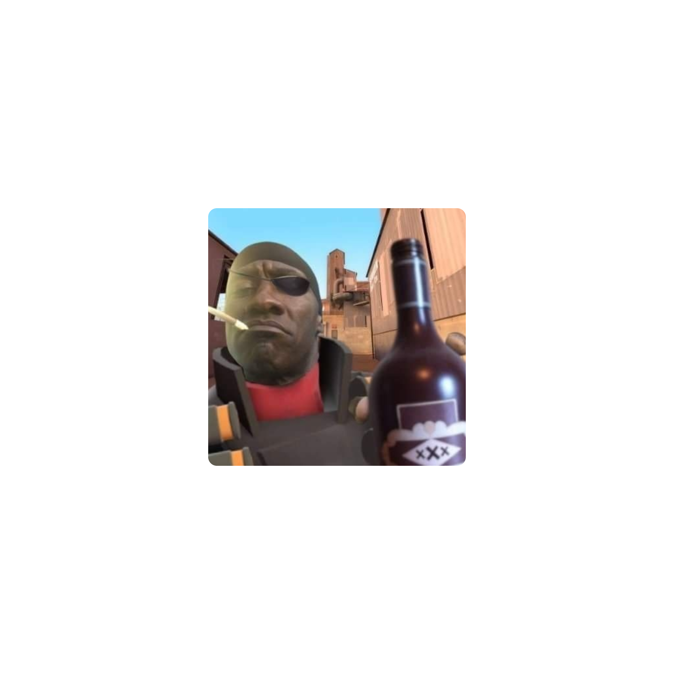 Mousepad Demo man 25x25 Classic | PERSONALIZADO