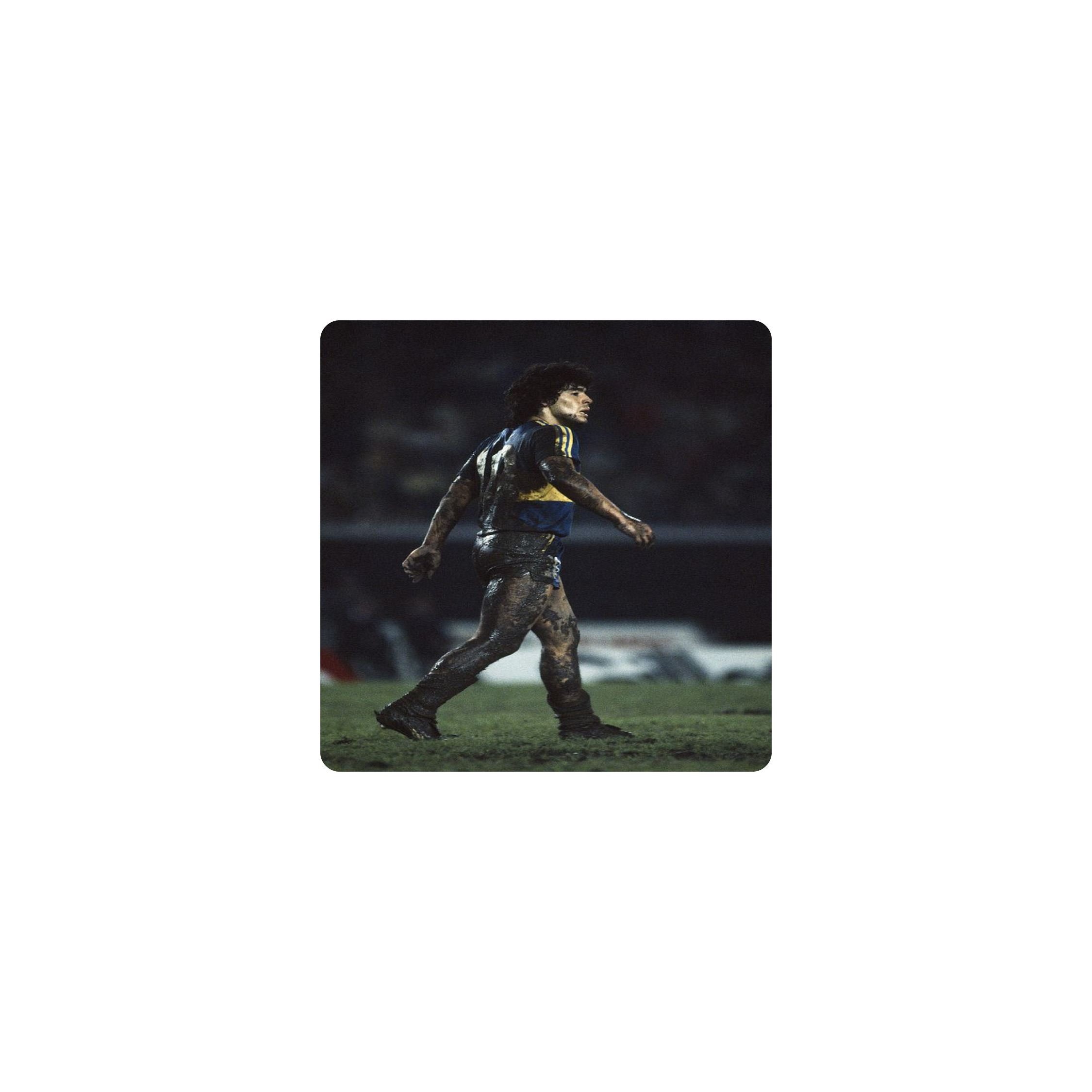 Mousepad Diego a lo Boca 25x25 Classic | PERSONALIZADO