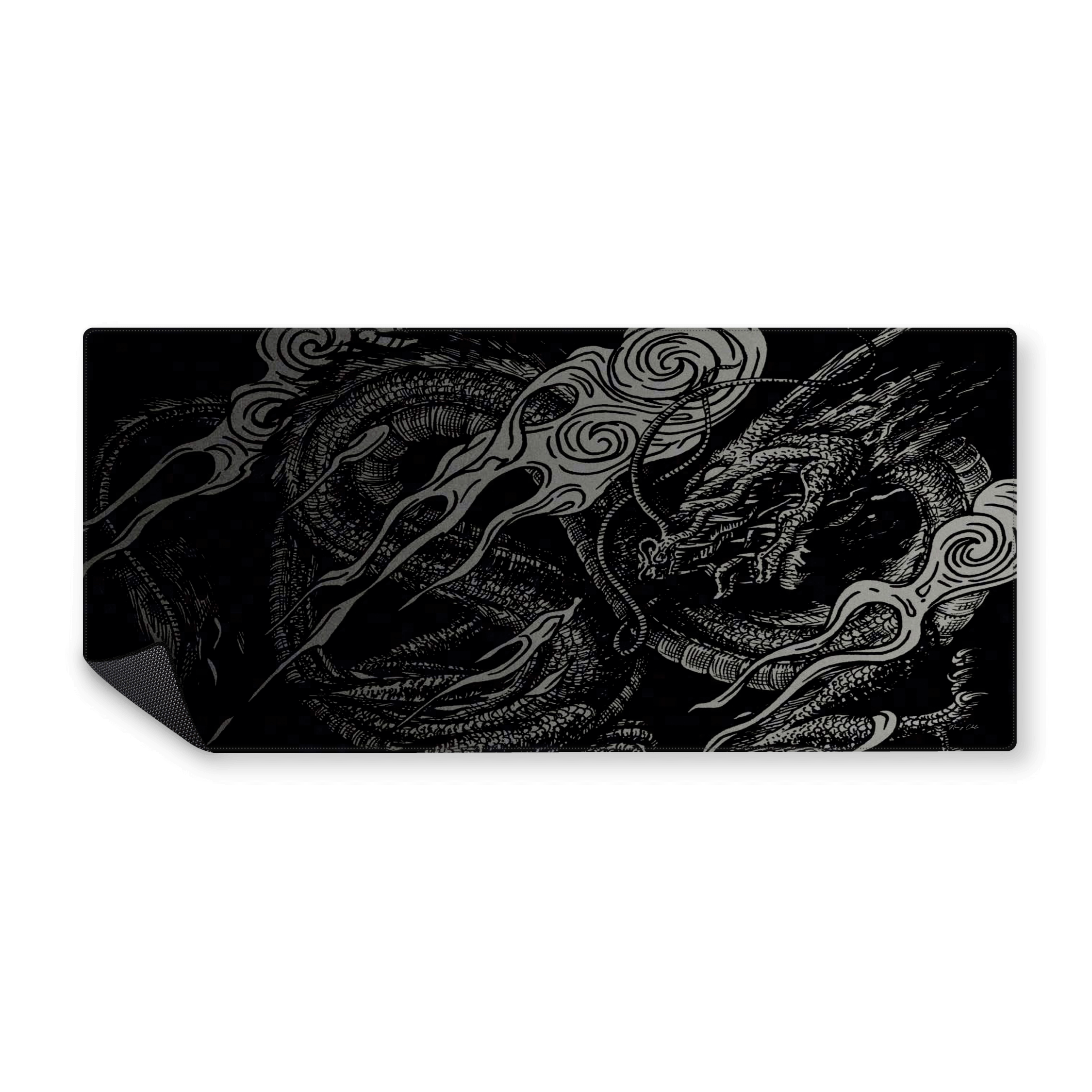 Mousepad Dragon con firmas 90x40 Classic | PERSONALIZADO