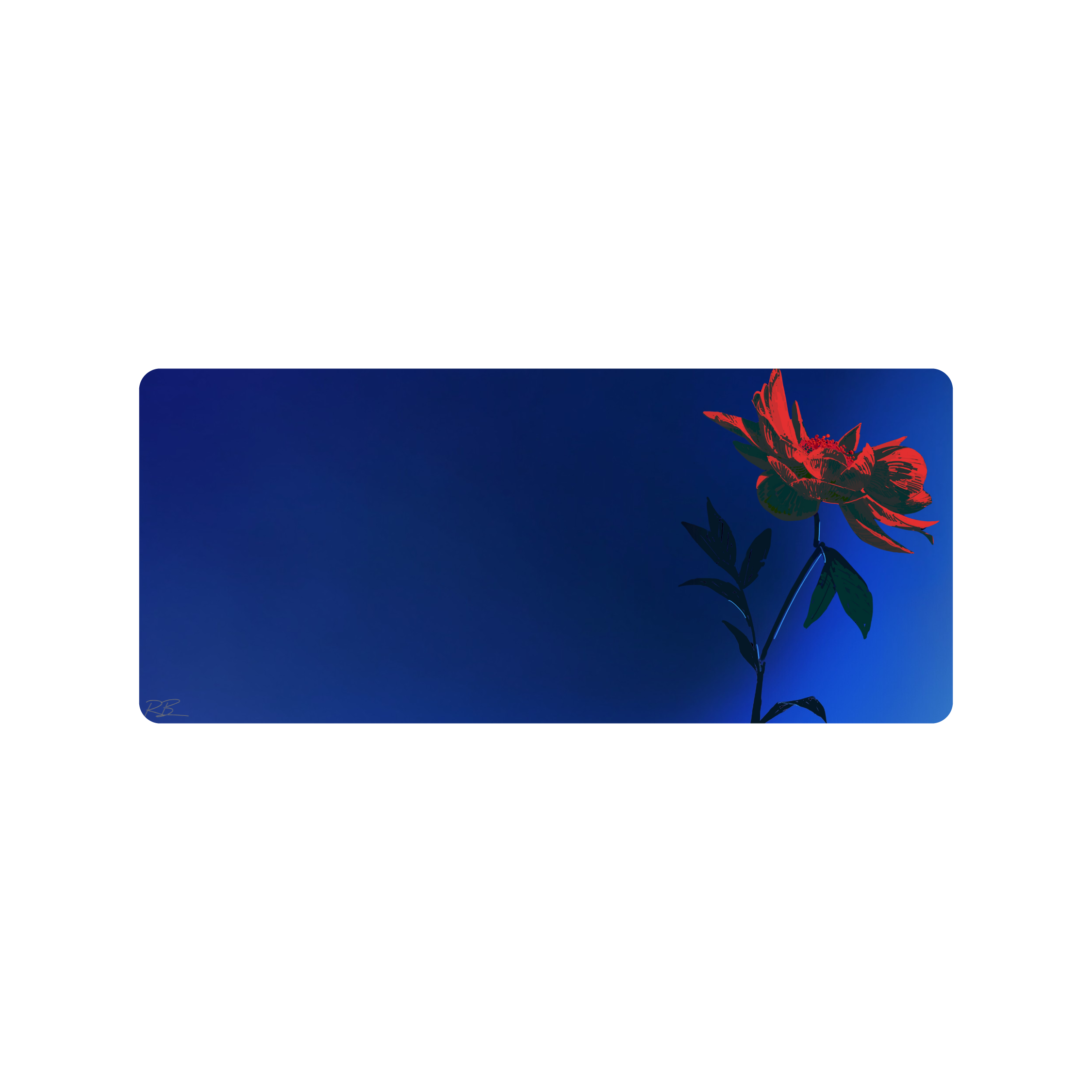 Mousepad Flower 70x30 Classic | PERSONALIZADO