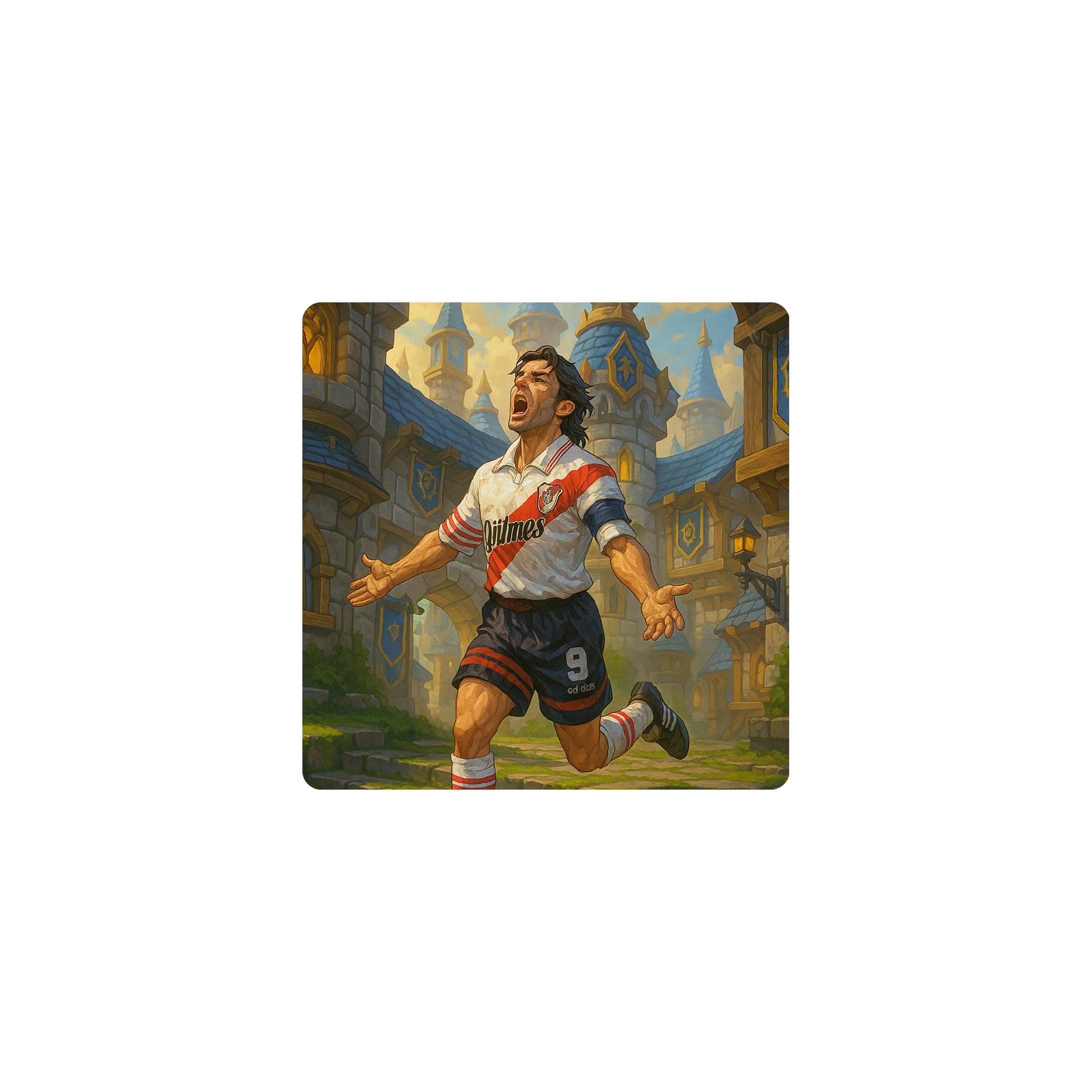 Mousepad Francescoli en WoW 28x28 Classic | PERSONALIZADO