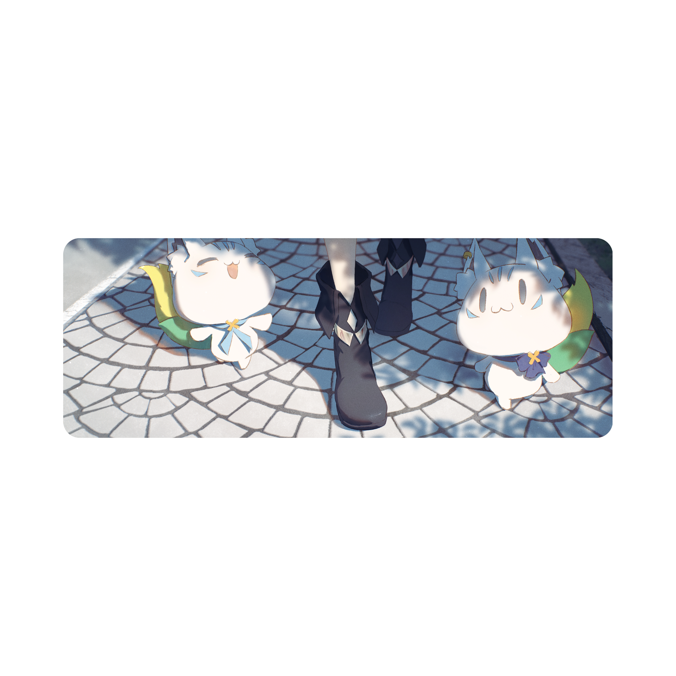 Mousepad Fubuki y sukonbus 90x32 Classic | PERSONALIZADO