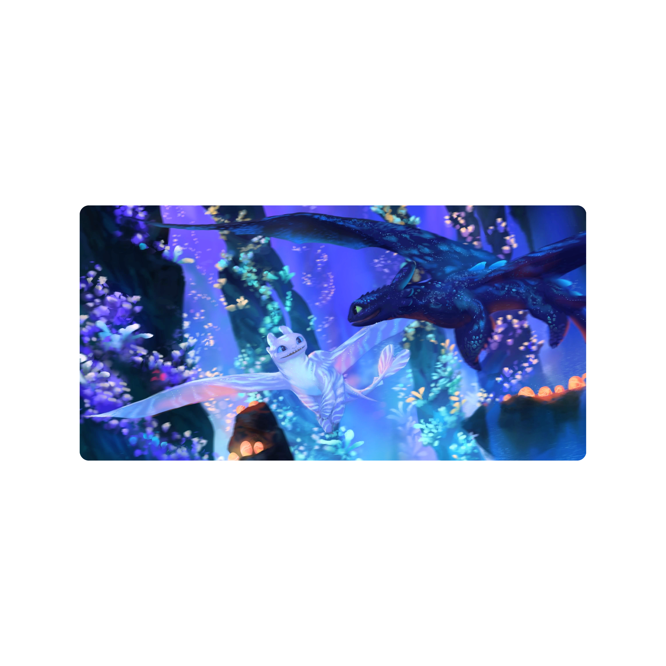 Mousepad Furia nocturna y furia luminosa 120x60 PRO | PERSONALIZADO
