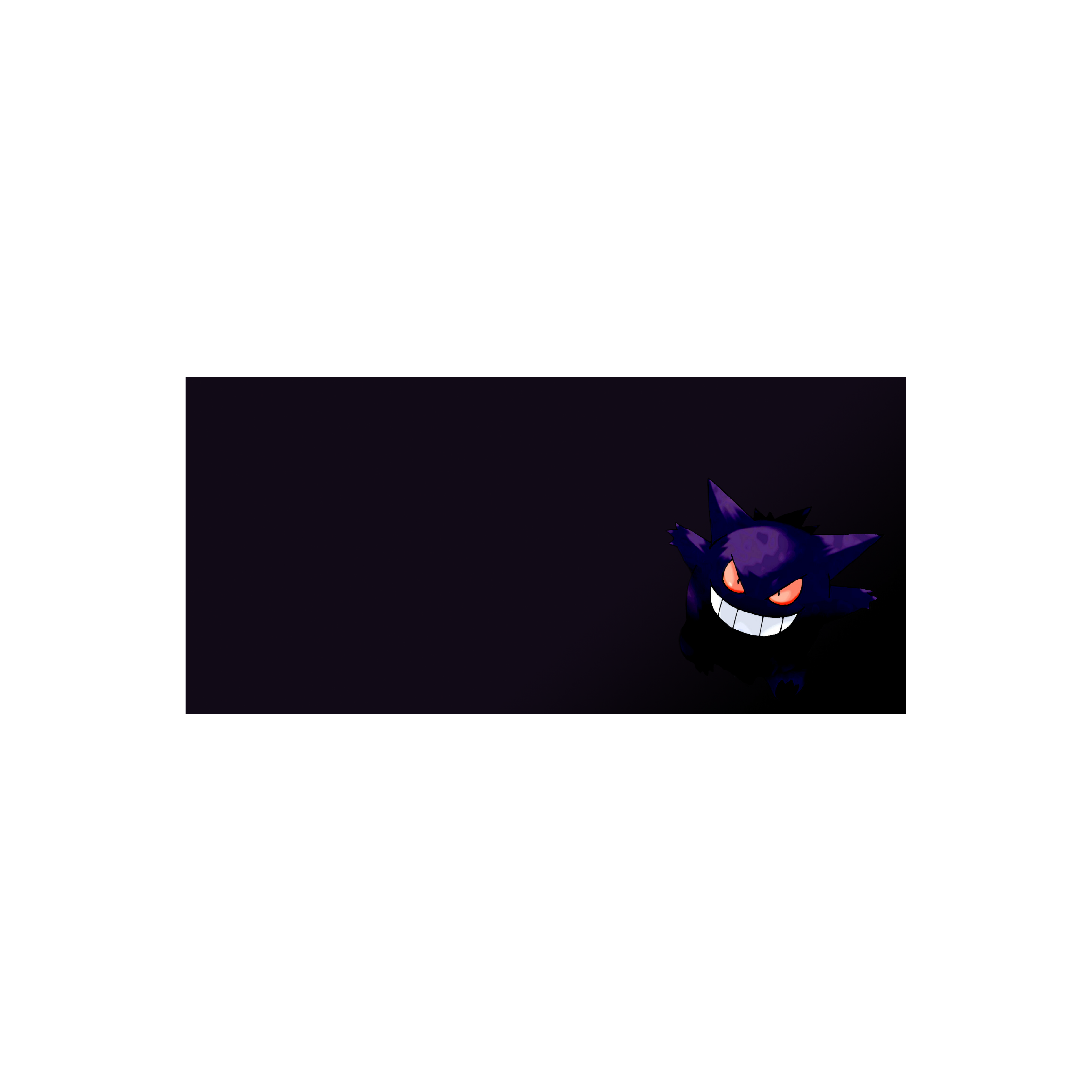 Mousepad GENGAR 65x30 PRO | PERSONALIZADO