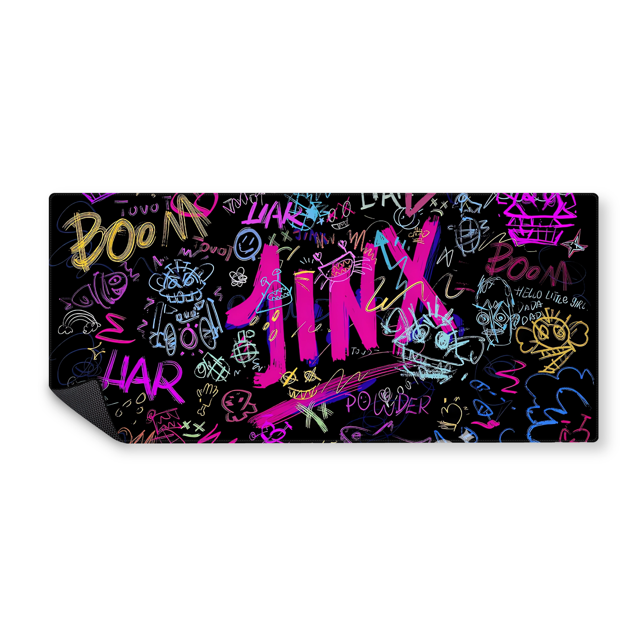 Mousepad GRAFFITI DE JINX 90x40 Classic | PERSONALIZADO