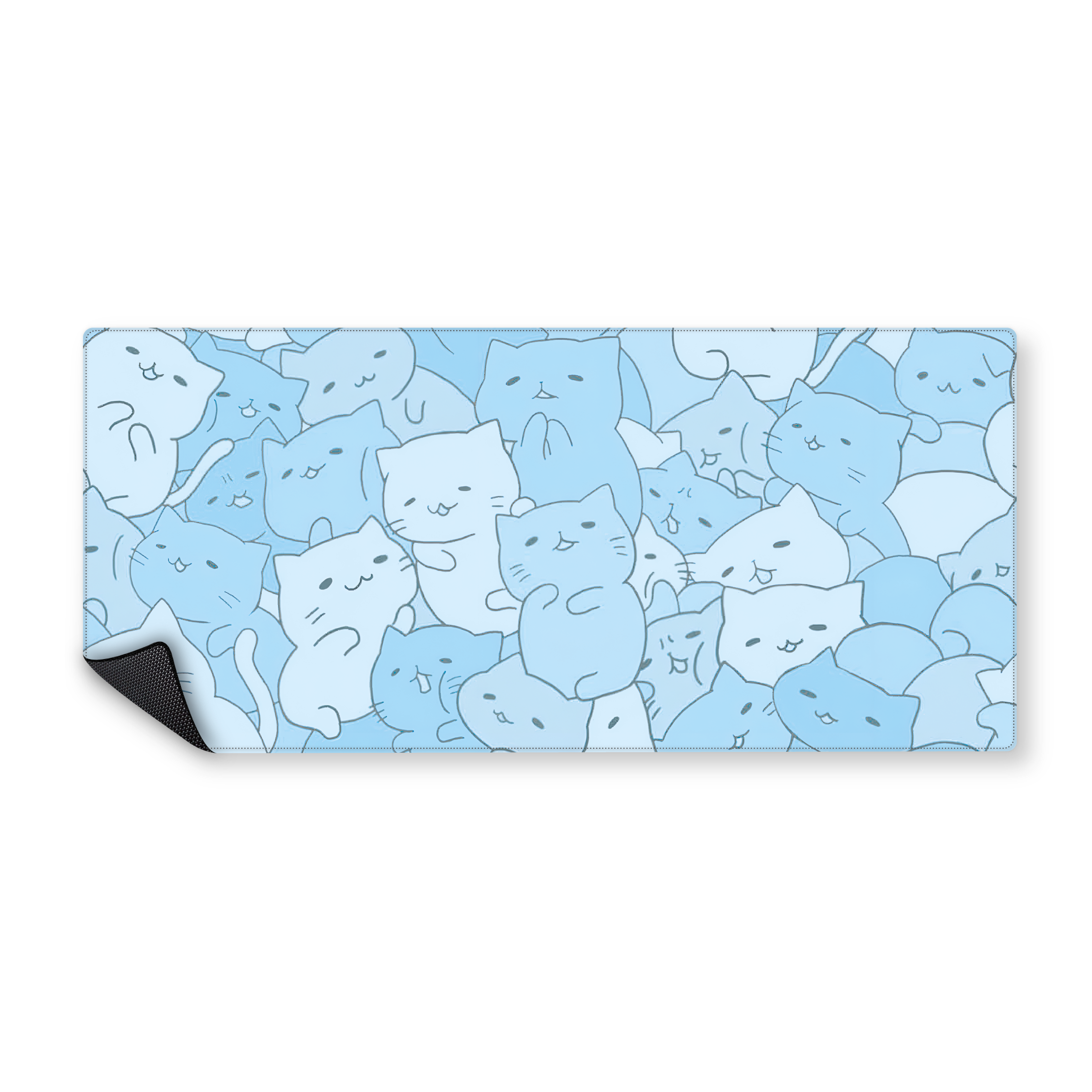 Mousepad Gatitos celestes 90x40 Classic | PERSONALIZADO