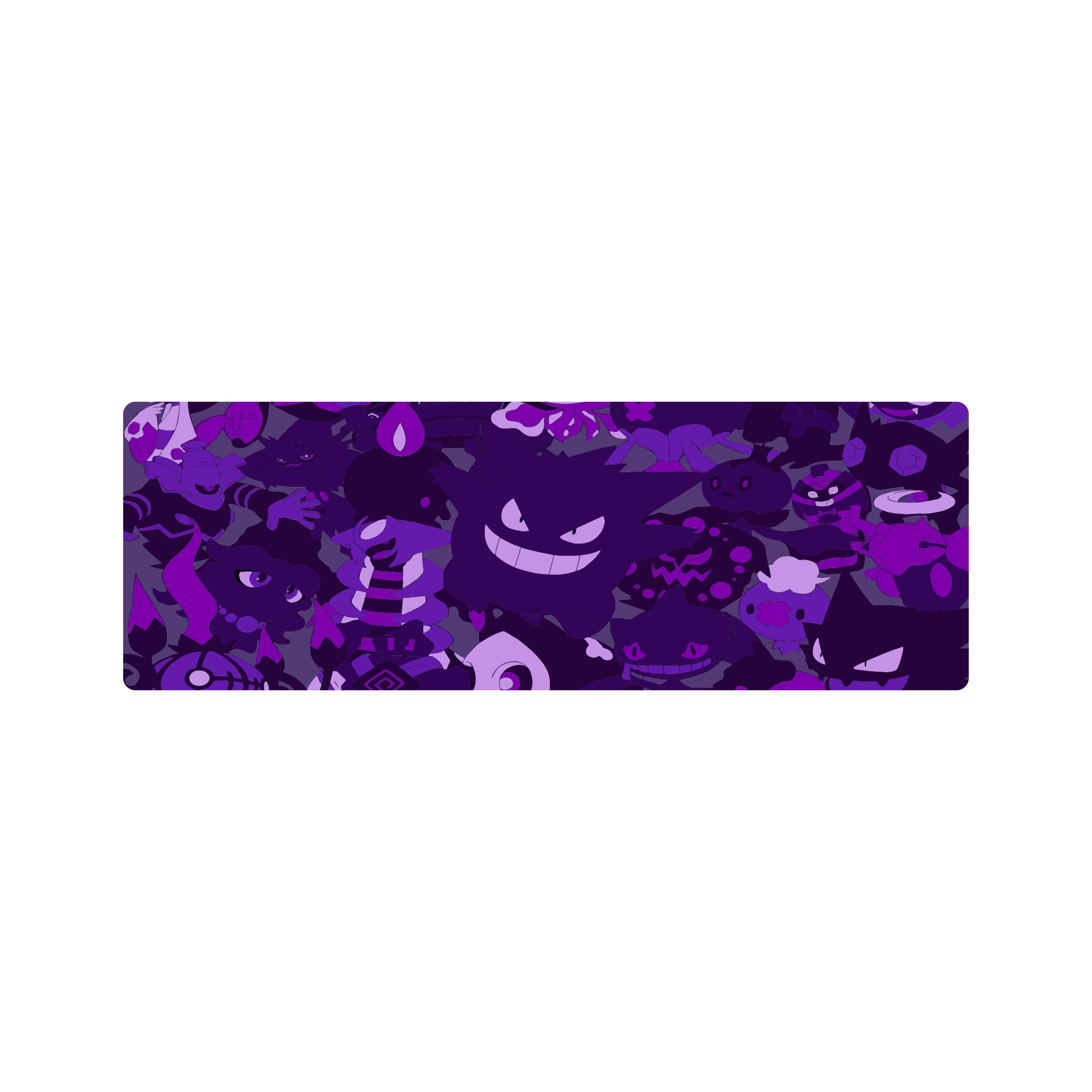 Mousepad Gengar Morado 90x30 PRO | PERSONALIZADO