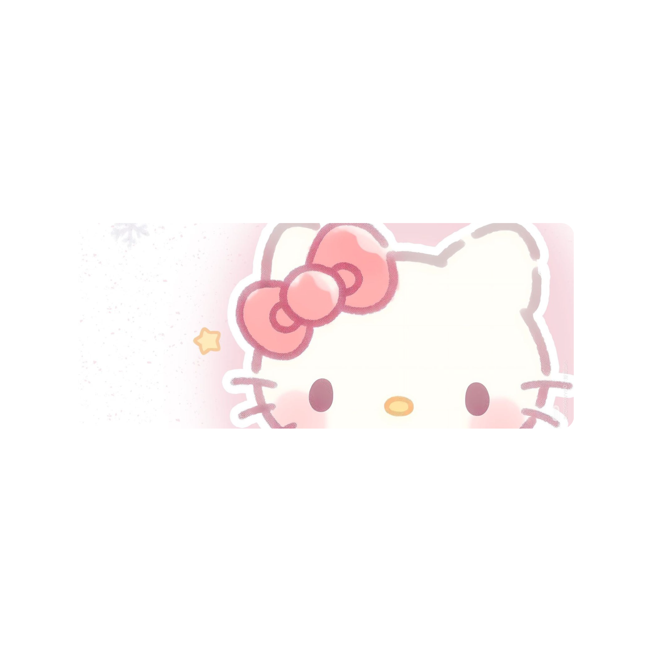 Mousepad HK Kitty 110x45 Classic | PERSONALIZADO