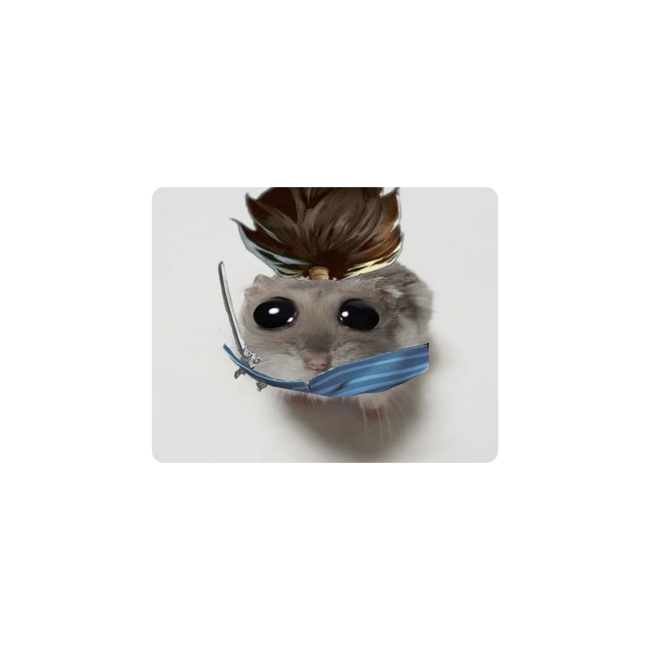 Mousepad Hamster yasuo lloron 50x40 PRO | PERSONALIZADO