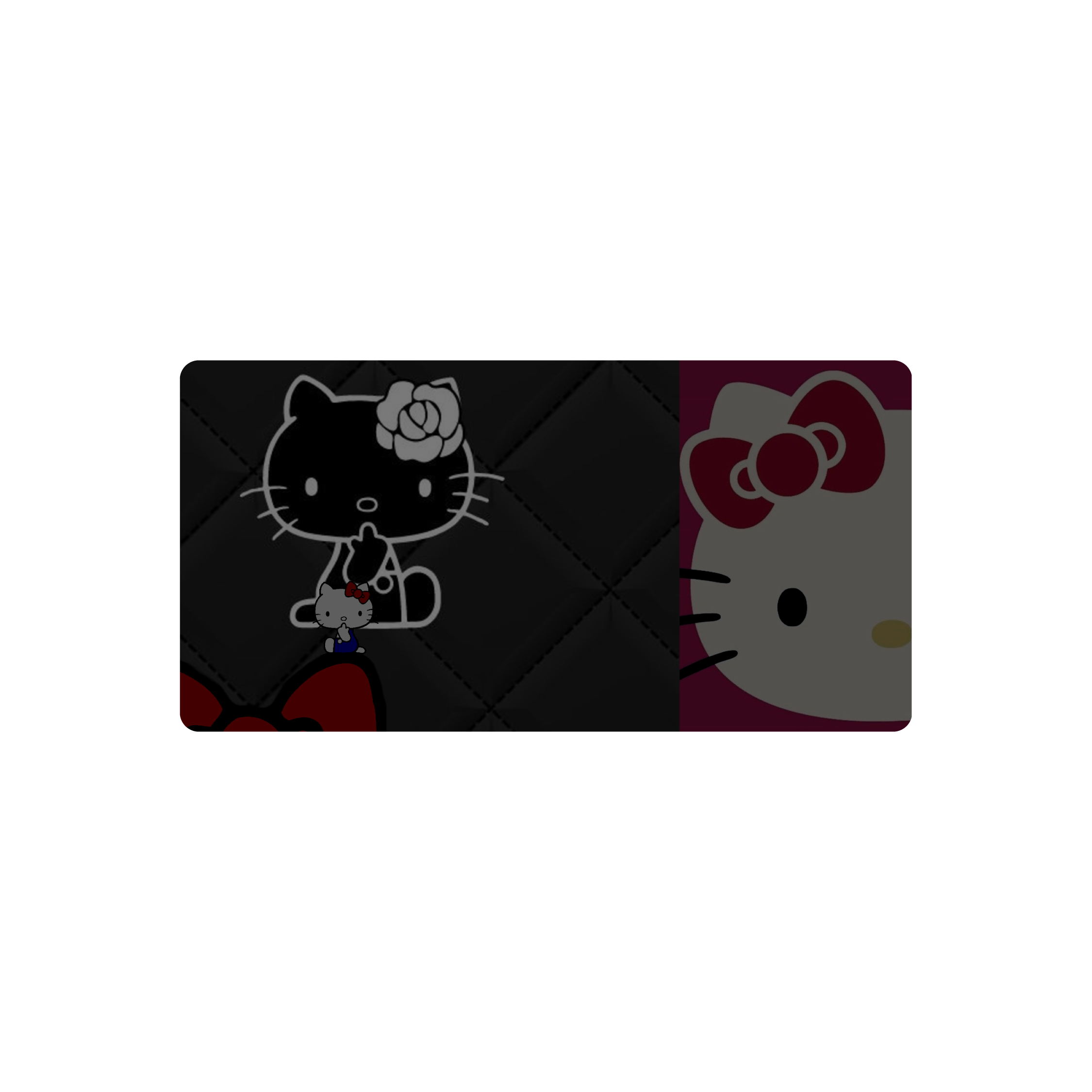 Mousepad Hello Kitty Collage 60x30 Classic | PERSONALIZADO