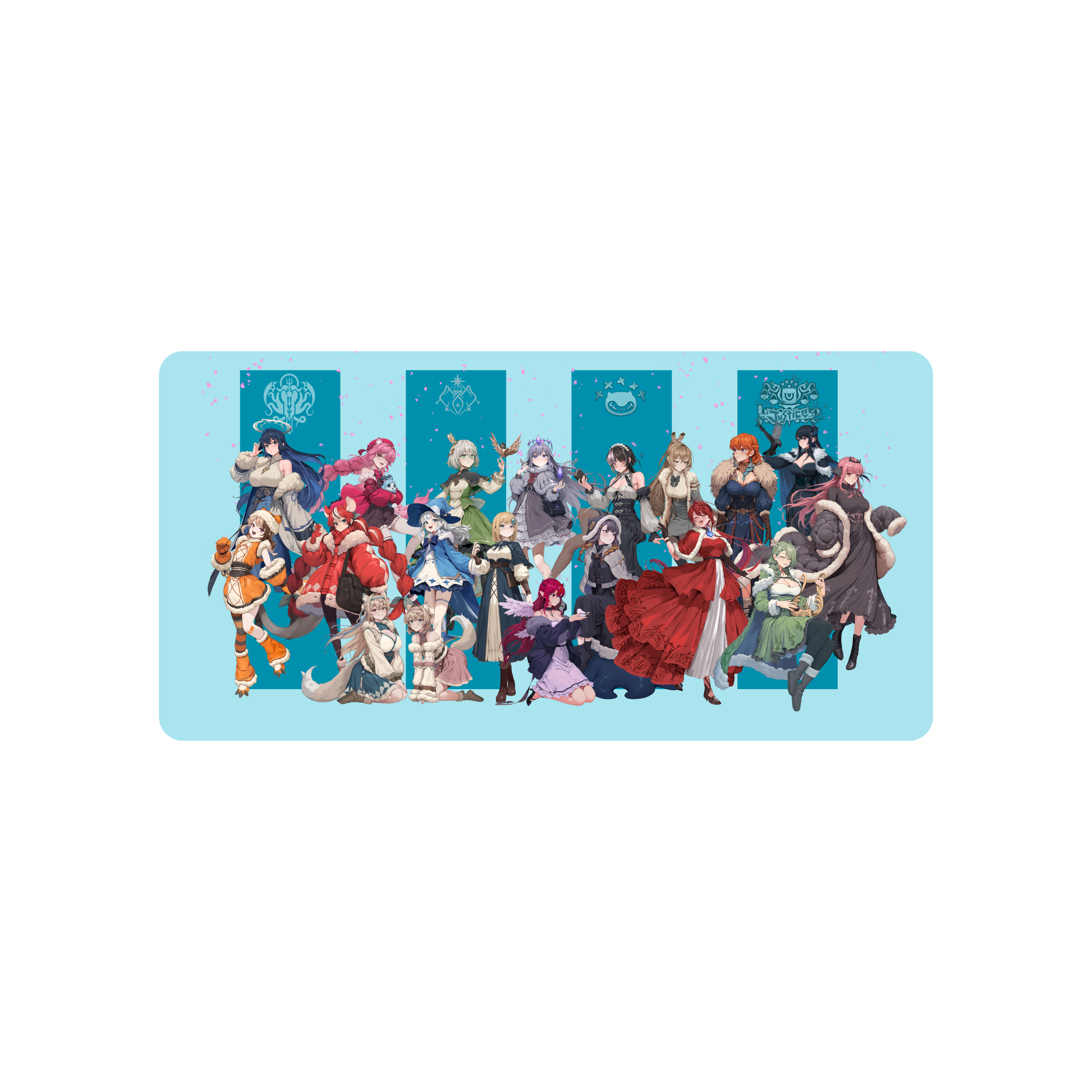 Mousepad Hololive English Odissey 120x60 PRO | PERSONALIZADO