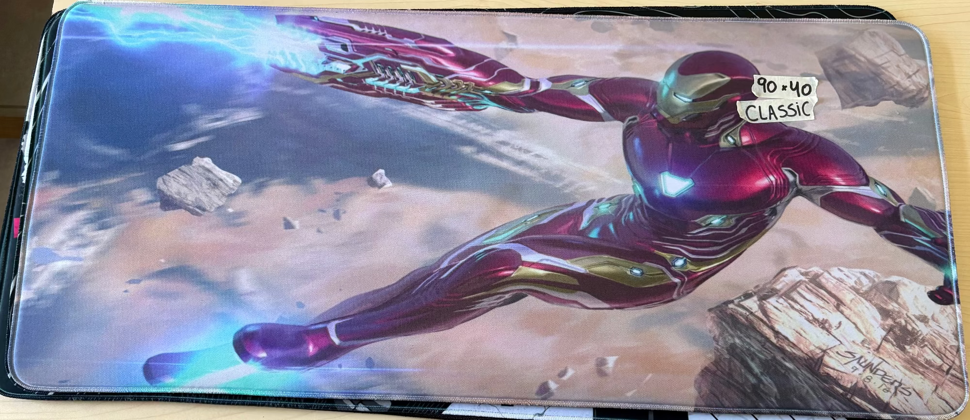 Mousepad Iron man 90x40 | Serie Classic - OUTLET