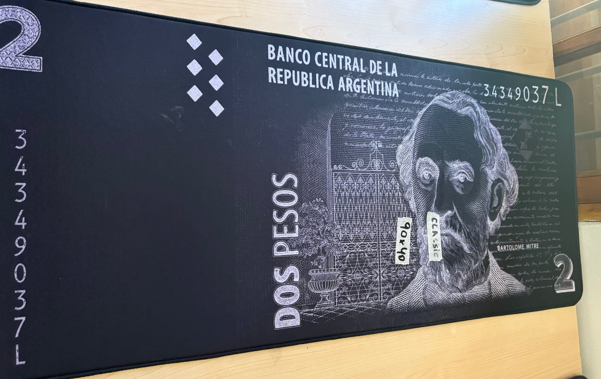 2 pesos Black 90x40| Serie Classic- OUTLET