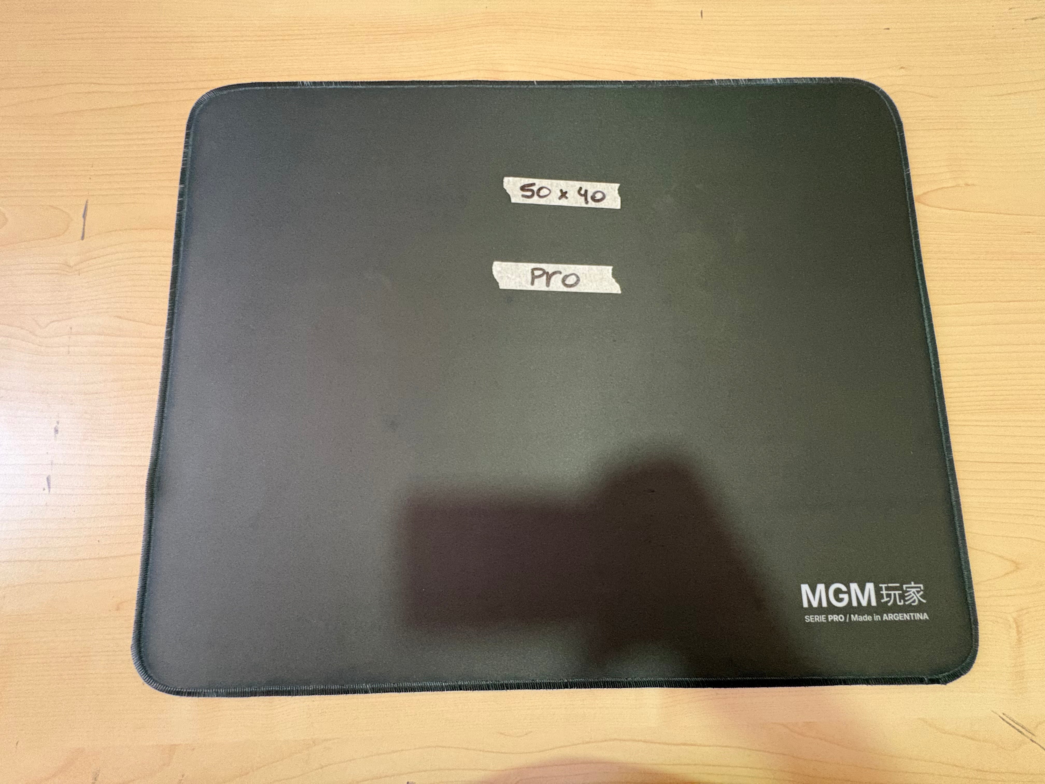 Mousepad Full Black MgM 50x40| PRO - OUTLET