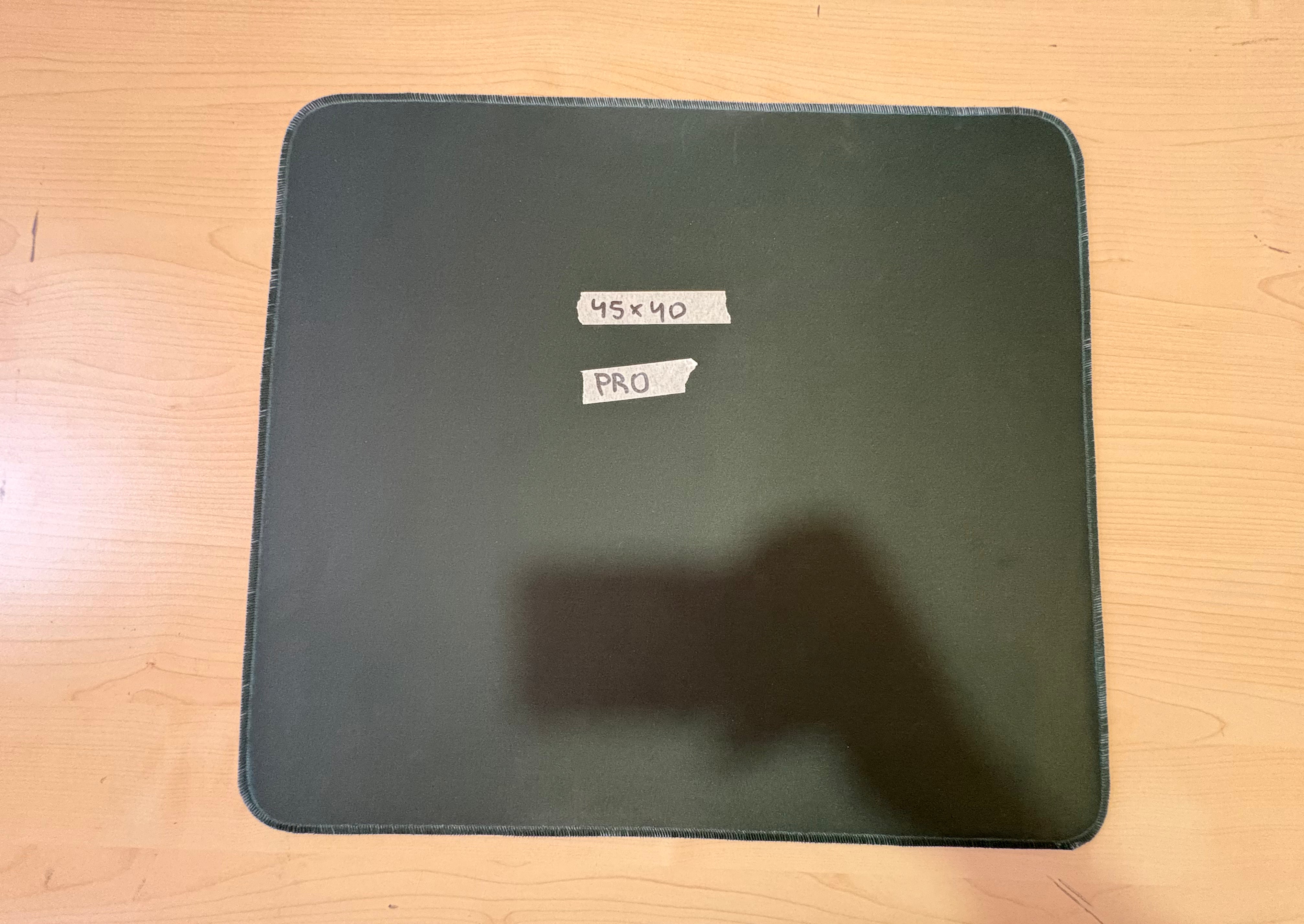 Mousepad Full Black 45x40| PRO - OUTLET