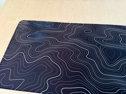 Mousepad topografico negro 5 90x40  | Serie Pro - OUTLET