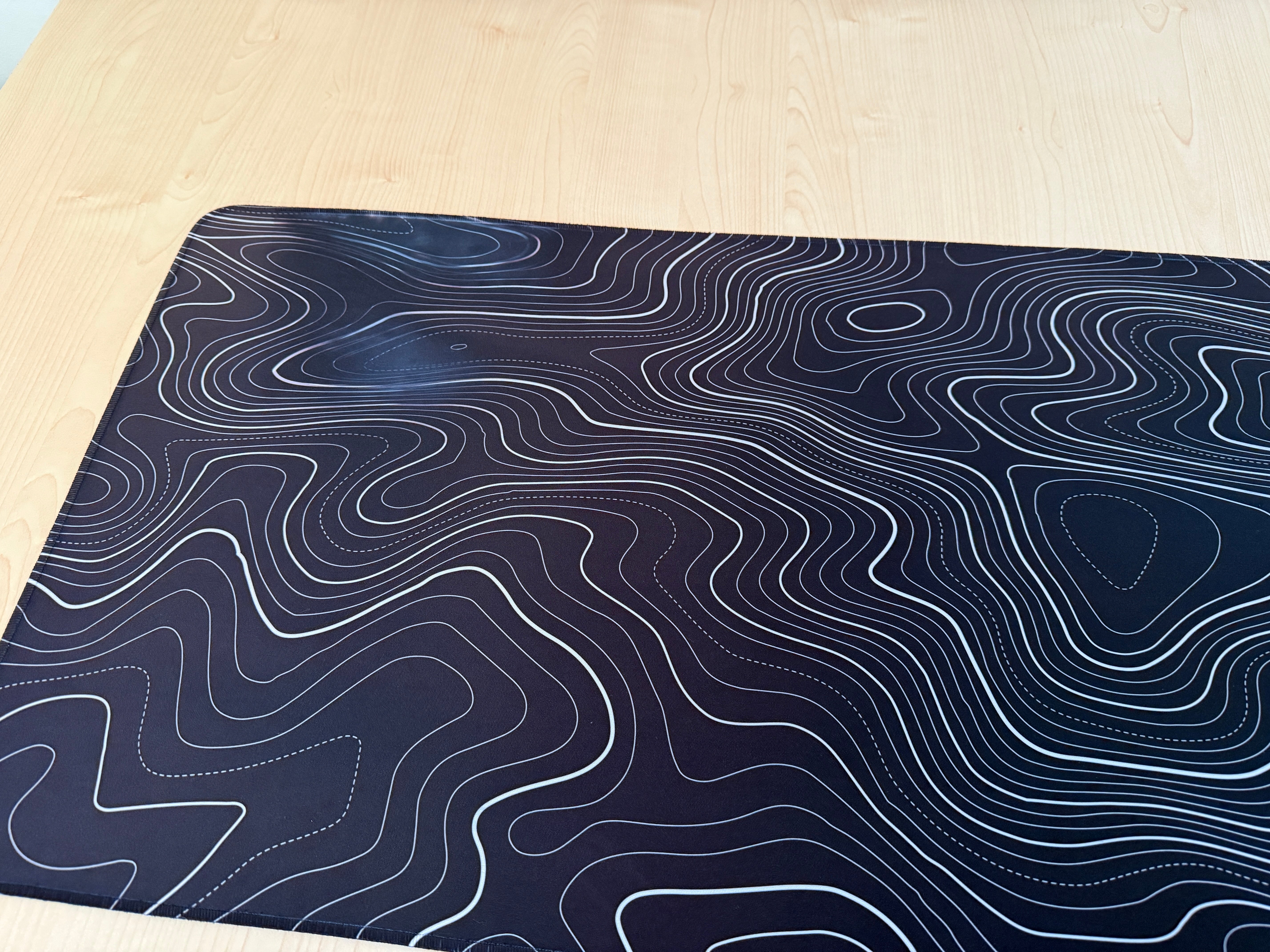 Mousepad topografico negro 5 90x40  | Serie Pro - OUTLET