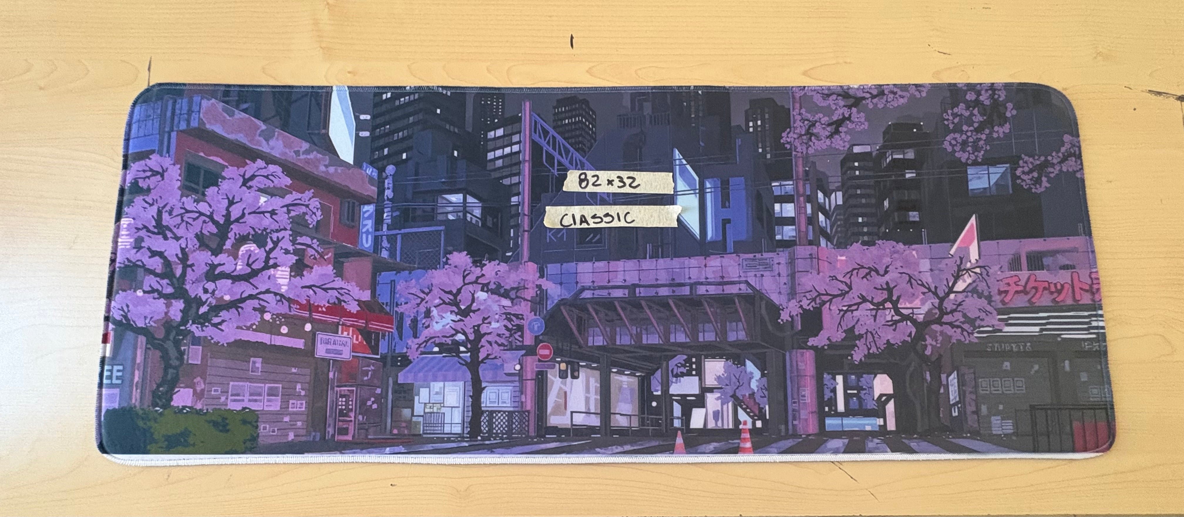 Mousepad Ciudad Japonesa 82x32| Classic - OUTLET