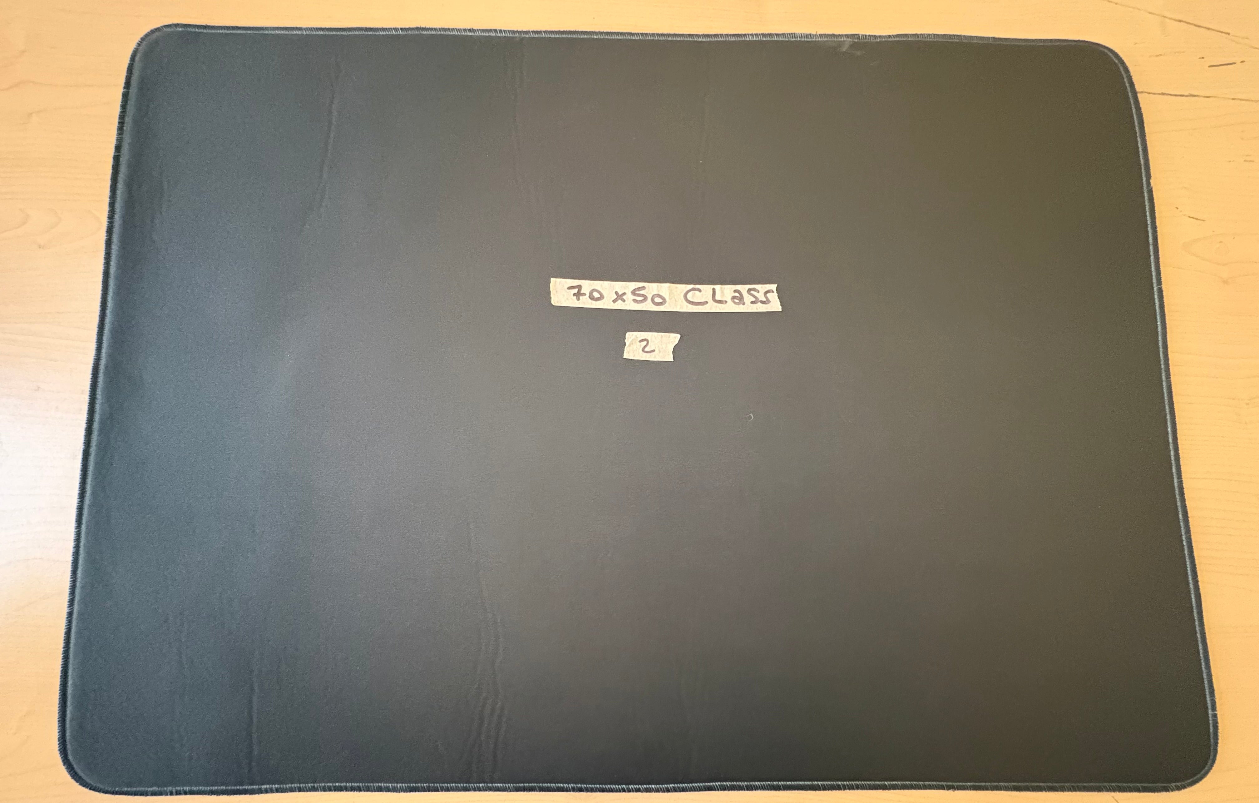 Mousepad Full Black 2 70x50| Classic - OUTLET