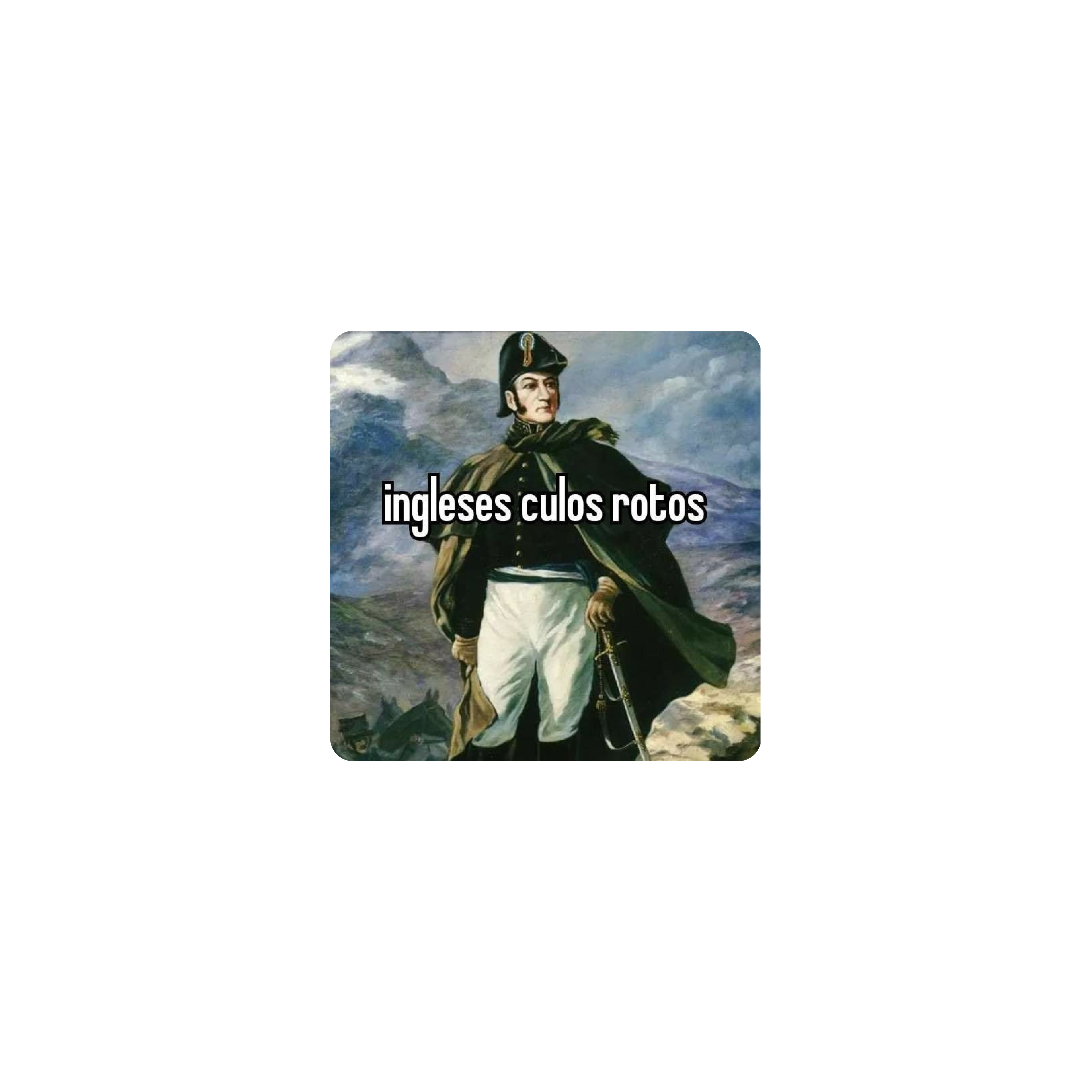 Mousepad Ingleses 25x25 Classic | PERSONALIZADO