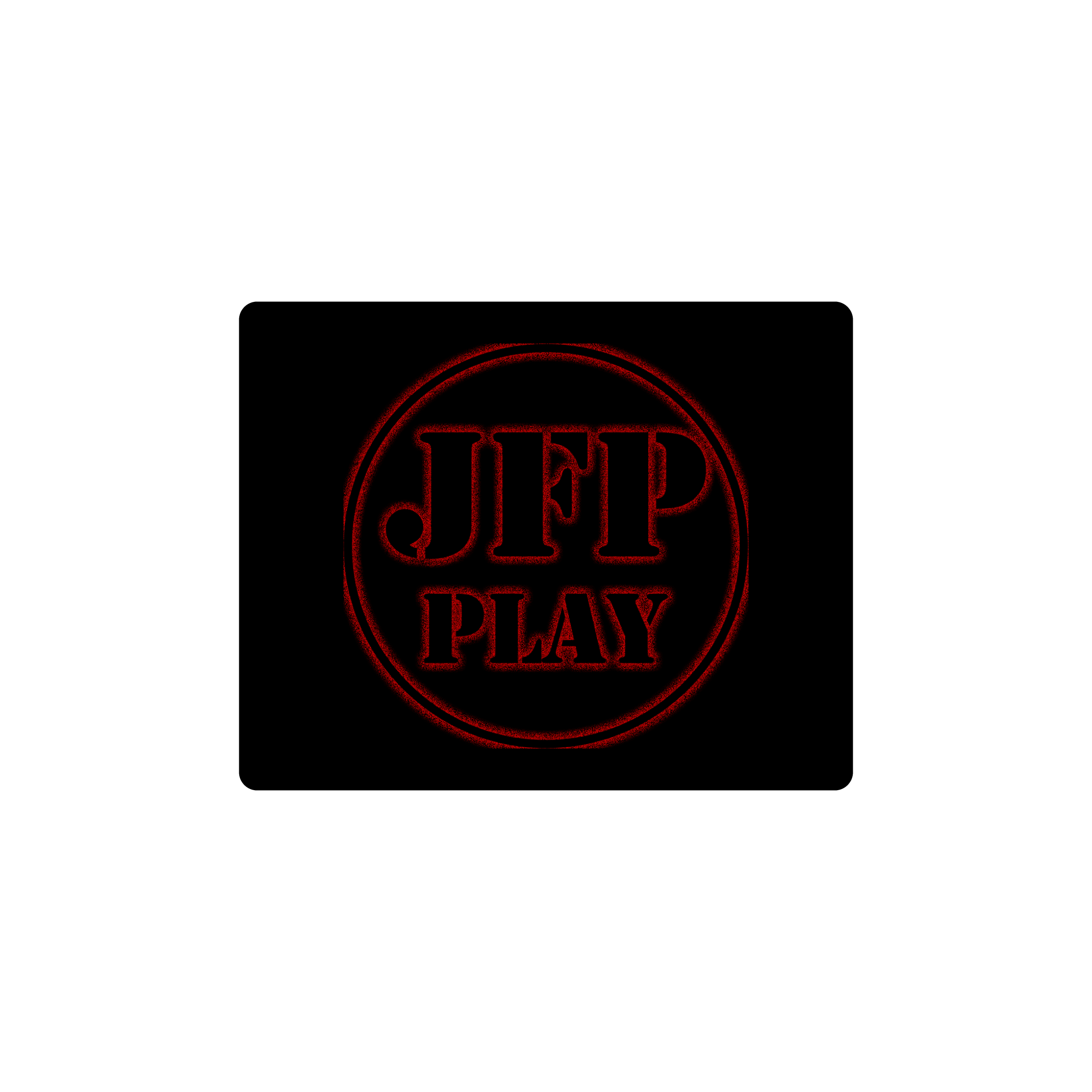 Mousepad JFP Play stream logo 50x40 PRO | PERSONALIZADO