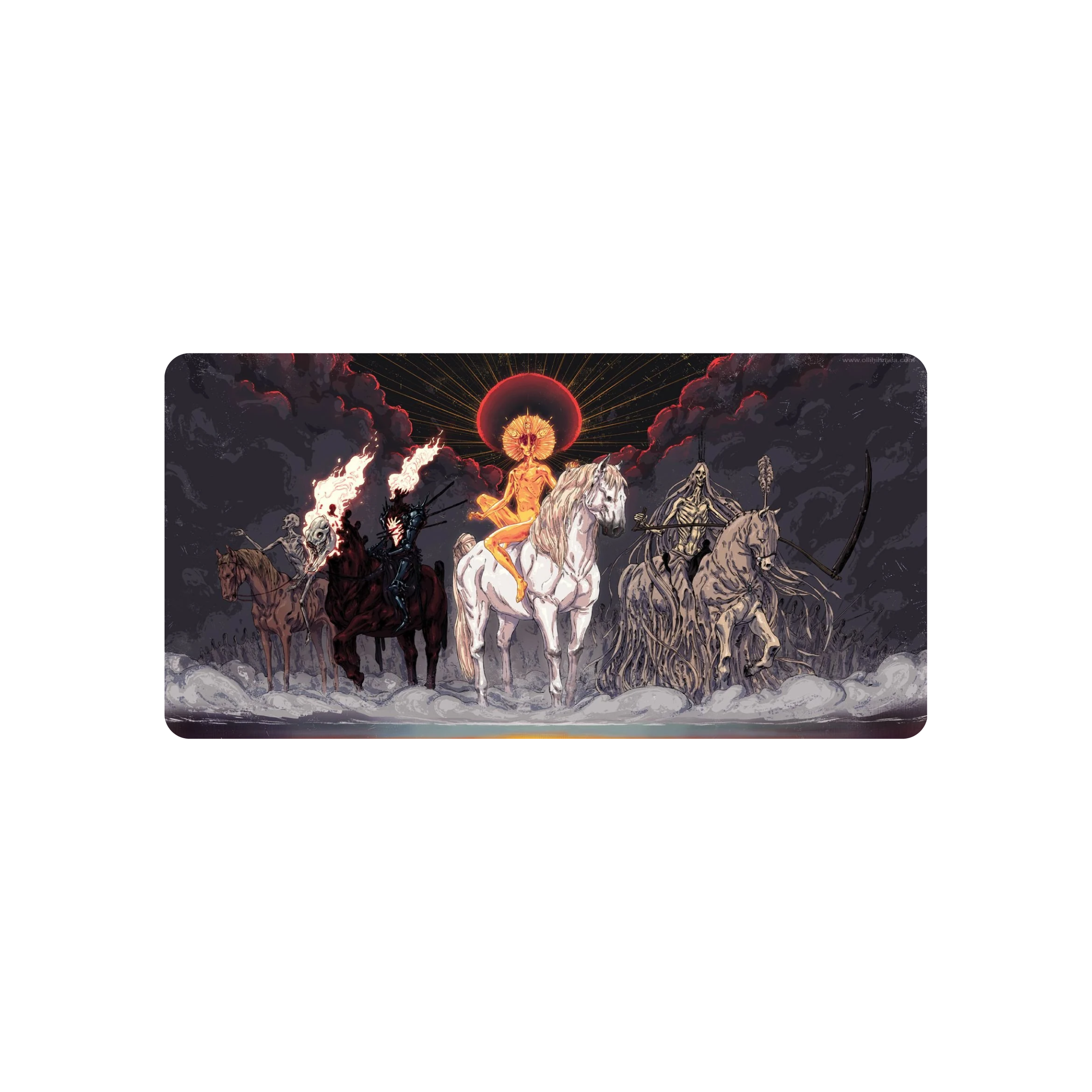 Mousepad Jinetes del apocalipsis 80x40 PRO | PERSONALIZADO