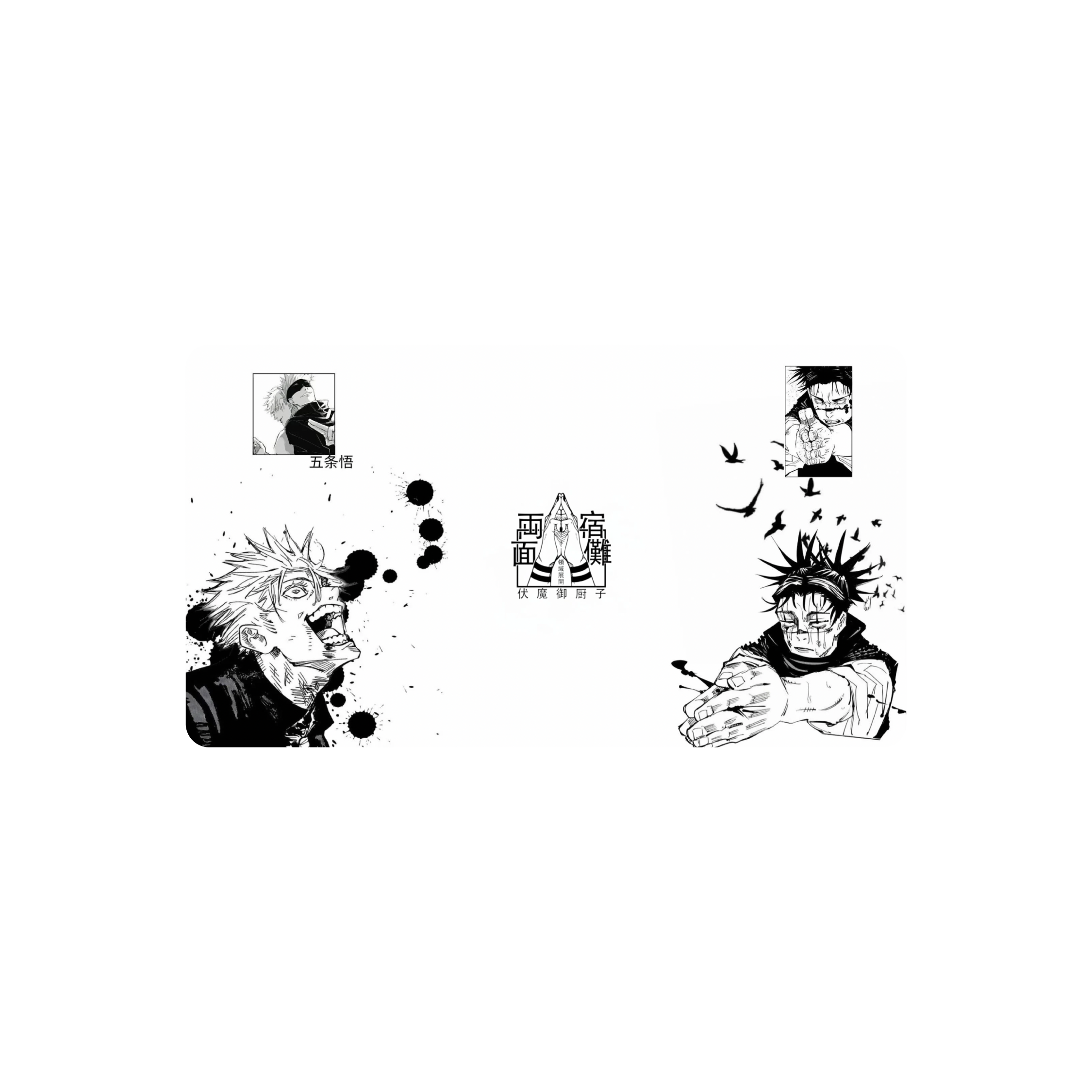Mousepad Jujutsu kaisen gojo y choso 90x50 PRO | PERSONALIZADO