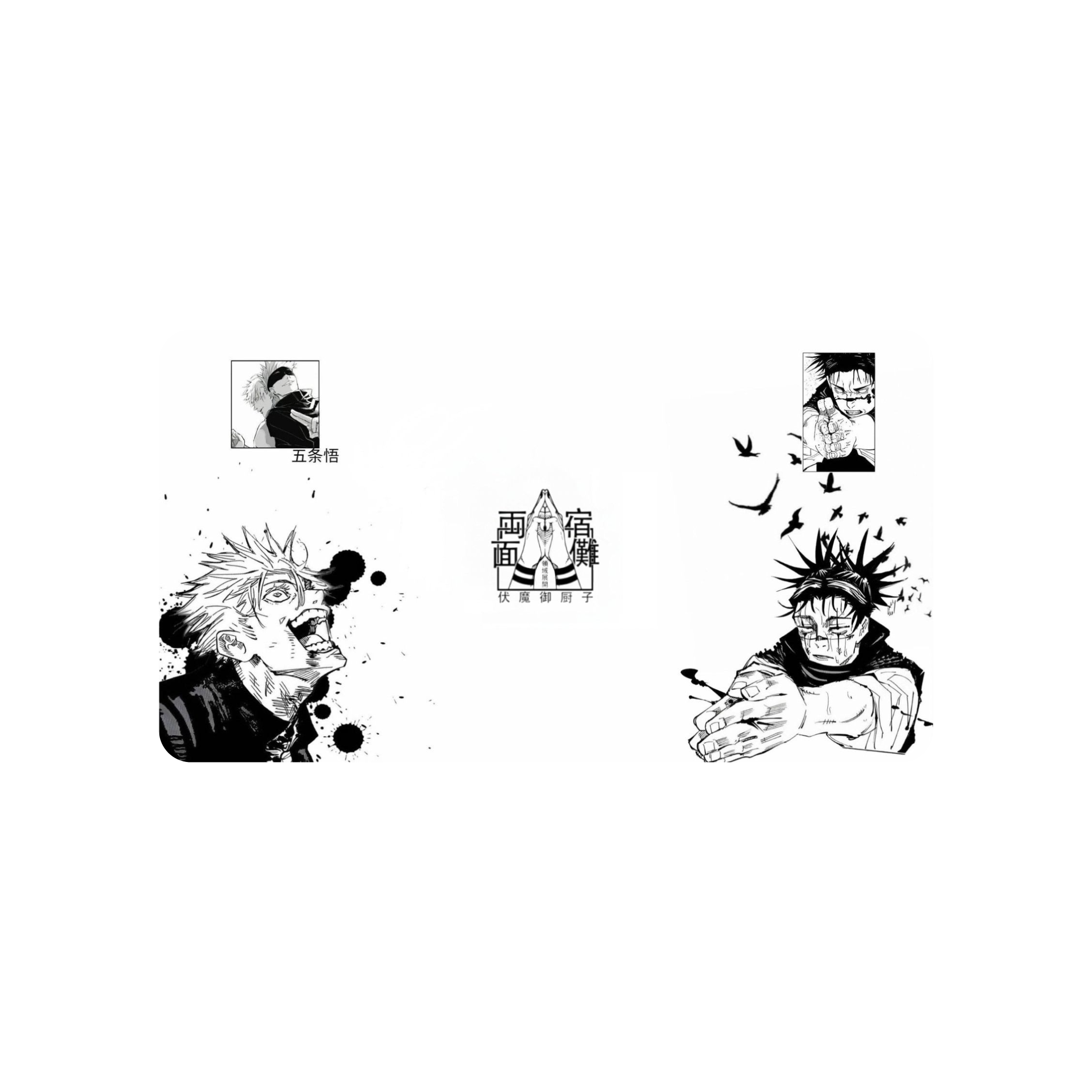 Mousepad Jujutsu kaisen gojo y choso 90x50 PRO | PERSONALIZADO