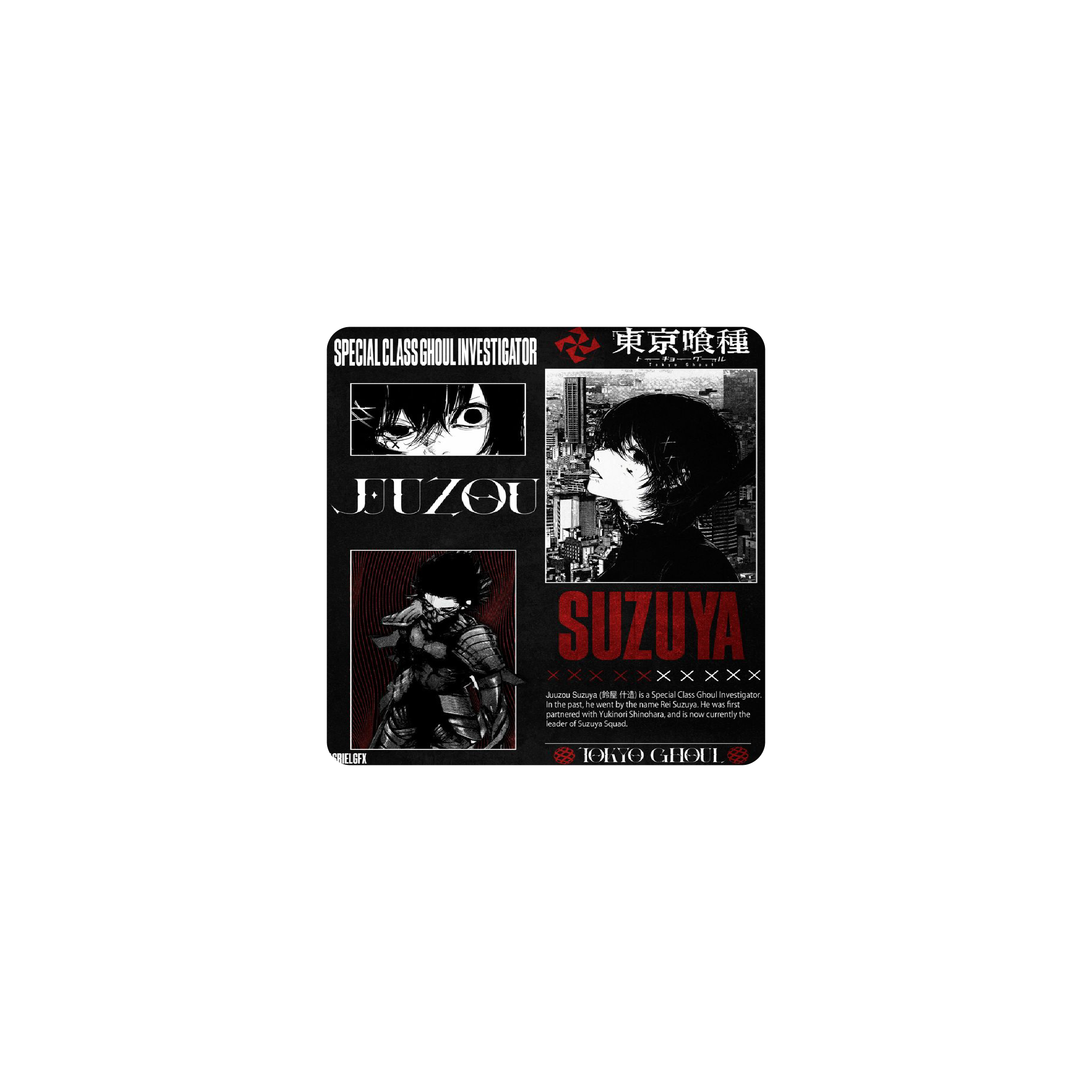 Mousepad JuuzitoSeraph 25x25 Classic | PERSONALIZADO